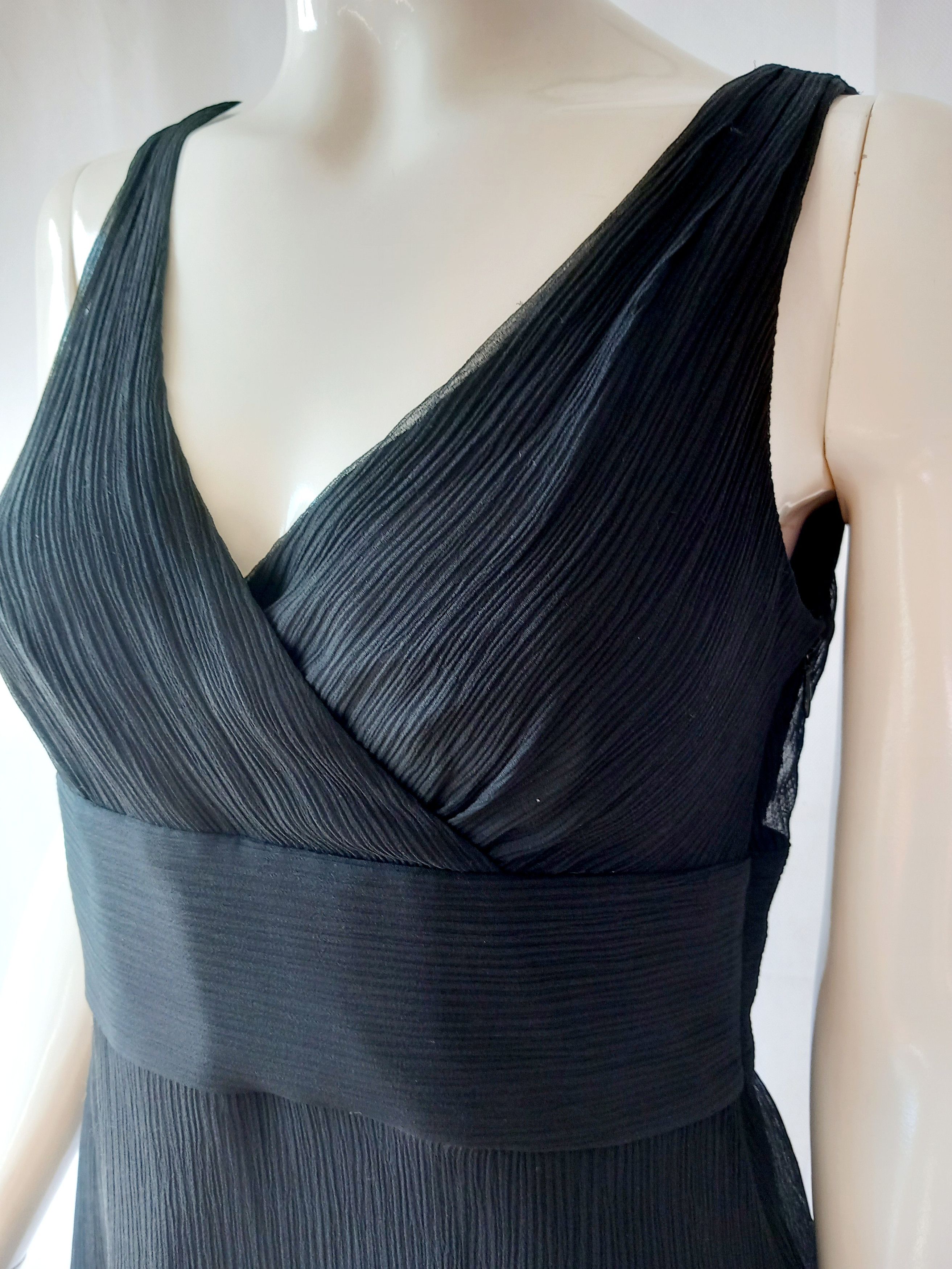 Max Mara Max Mara black silk dress S size Size S / US 4 / IT 40 - 4 Thumbnail