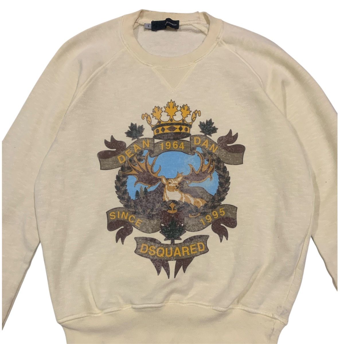 Dsquared2 Dsquared2 Dean & Dan Crest Logo Crewneck Sweatshirt Size US S / EU 44-46 / 1 - 3 Thumbnail