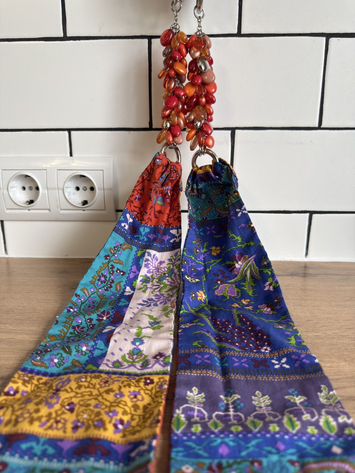 Etro 😍 Etro Multicolor Paisley Printed Silk Head Band Scarf Belt Size ONE SIZE - 8 Thumbnail
