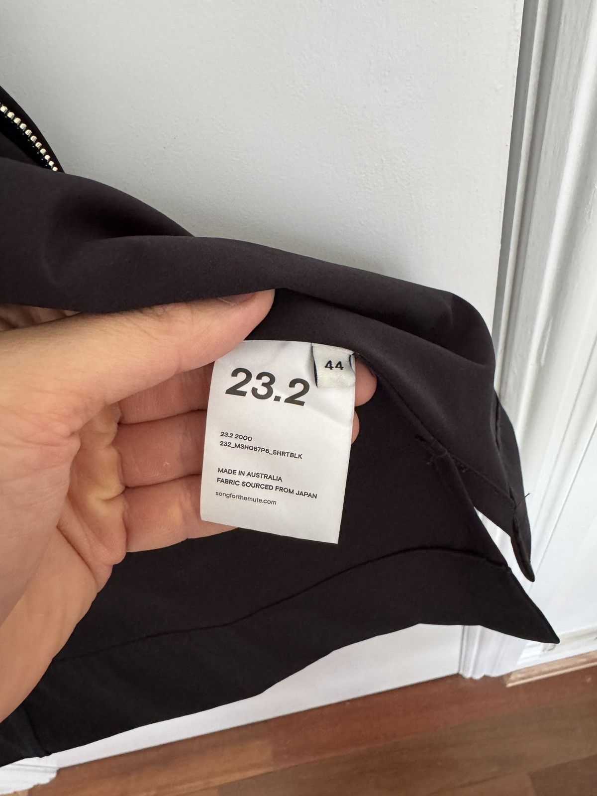 Song For The Mute Song For The Mute Zip Up Box Short Sleeve Black Shirt Size US S / EU 44-46 / 1 - 9 Thumbnail