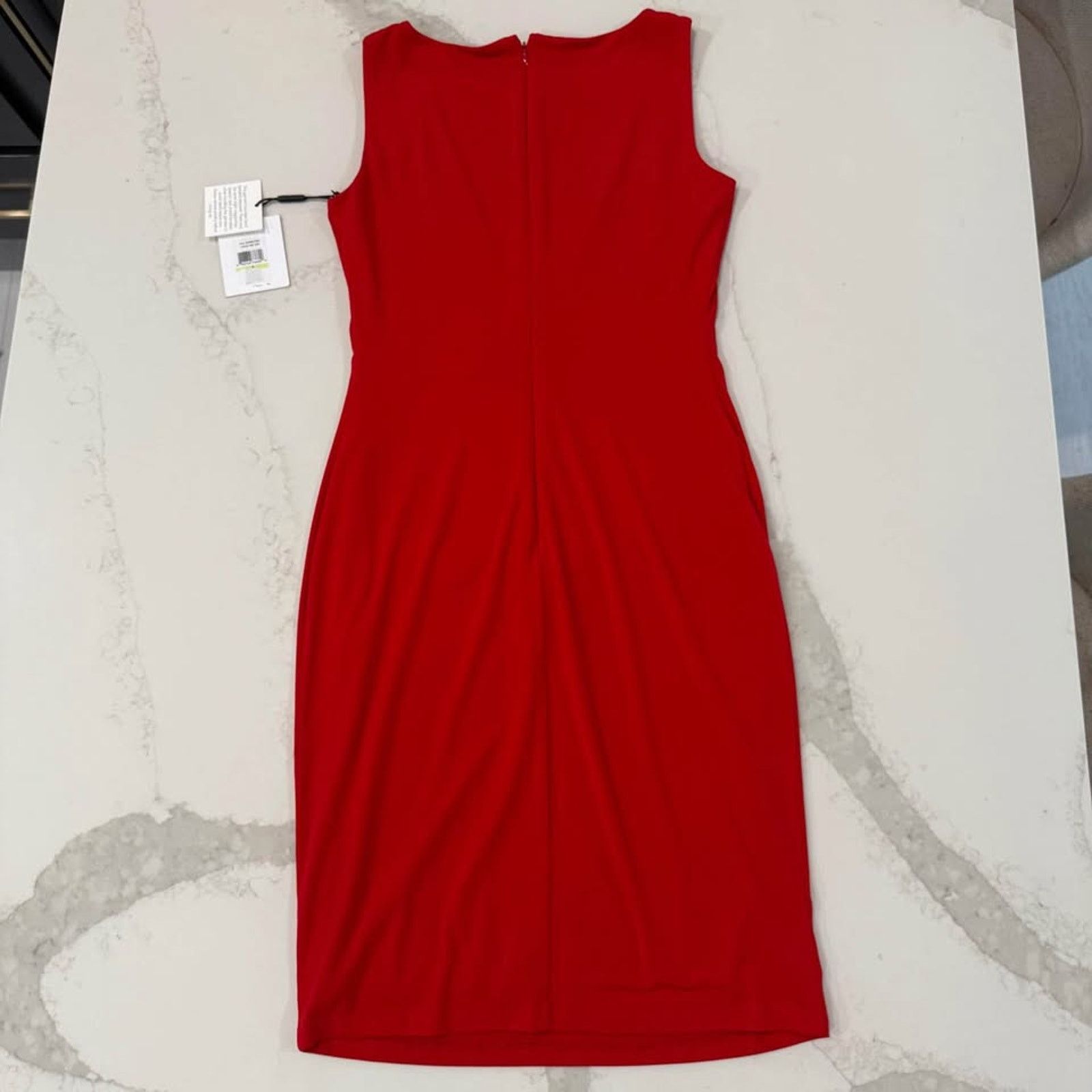Calvin Klein Calvin Klein NWT Silver Studded Panel Sheath Dress Womens 4 Size S / US 4 / IT 40 - 8 Thumbnail