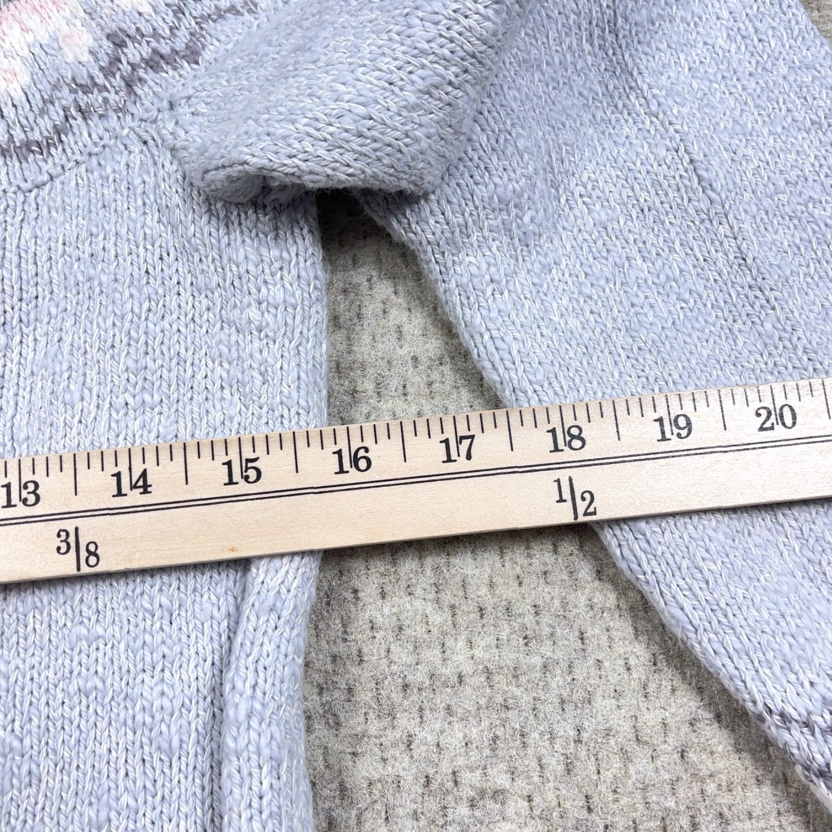 Vintage VINTAGELL Bean Sweater Women XS Gray Chunky Knit Nordic Roll Turtle Neck Rib Heavy Size XS / US 0-2 / IT 36-38 - 7 Thumbnail