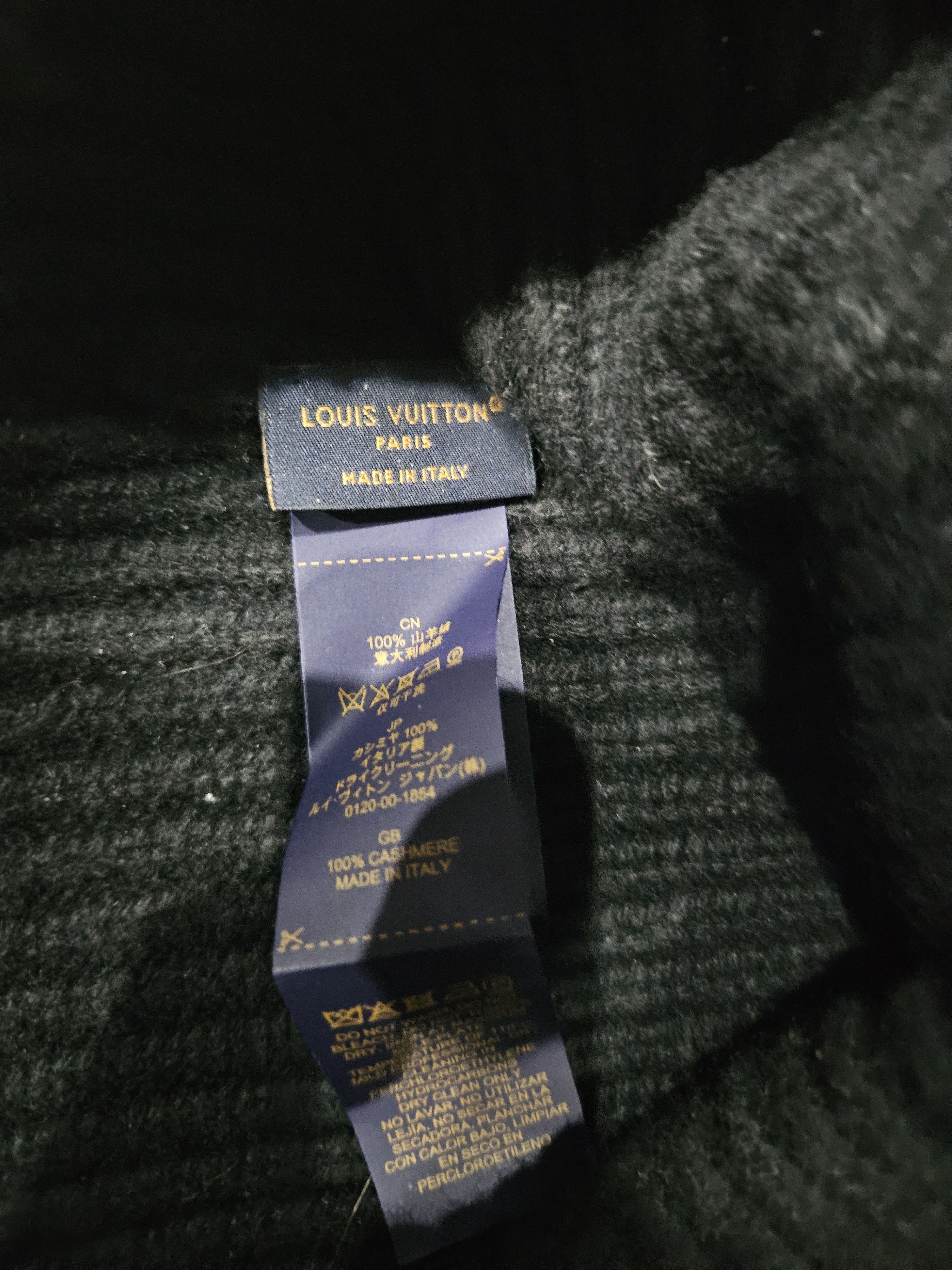 Louis Vuitton Louis Vuitton Ahead Beanie Noir Size ONE SIZE - 3 Thumbnail