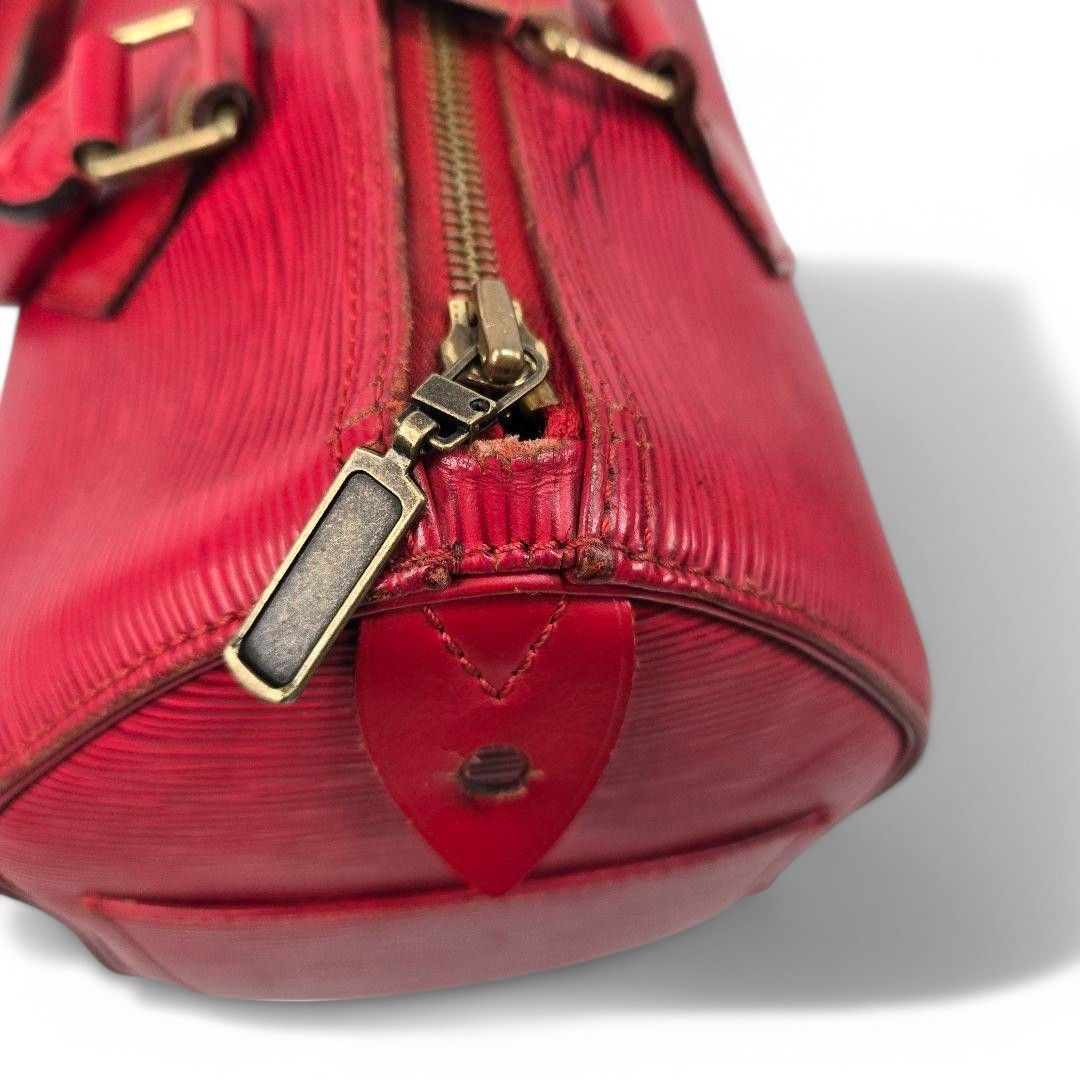 Louis Vuitton Louis Vuitton - Speedy 25 Red Handbag LV Mini Epi Size ONE SIZE - 7 Thumbnail