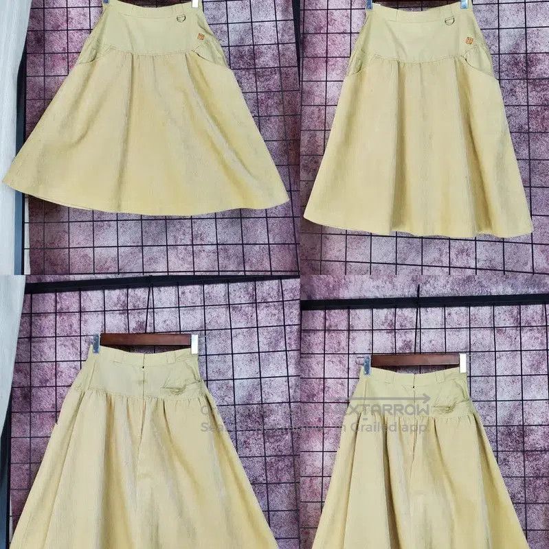 Dior Dior Khaki Cotton Blend Short Skirt . Size 23" - 1 Thumbnail