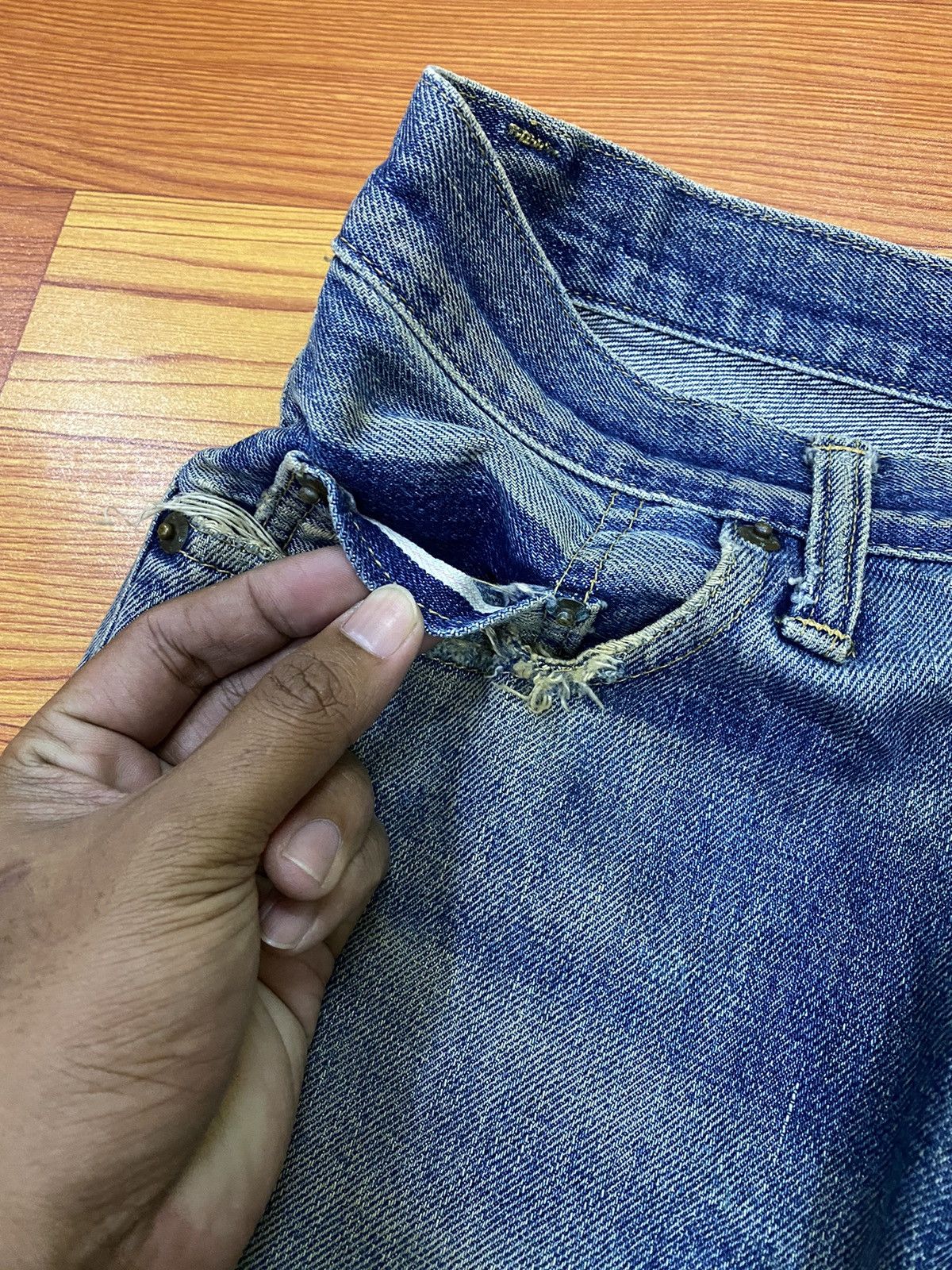 Ralph Lauren Vintage Ralph Lauren RRL Denim Pant Size US 29 - 3 Thumbnail