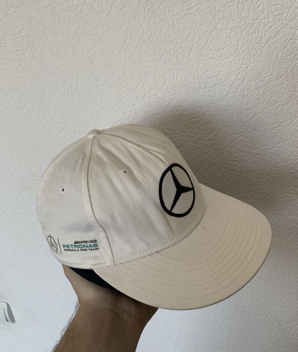 Mercedes-Benz Mercedes Benz Petronas White Cap Hat Racing Size ONE SIZE - 1 Thumbnail