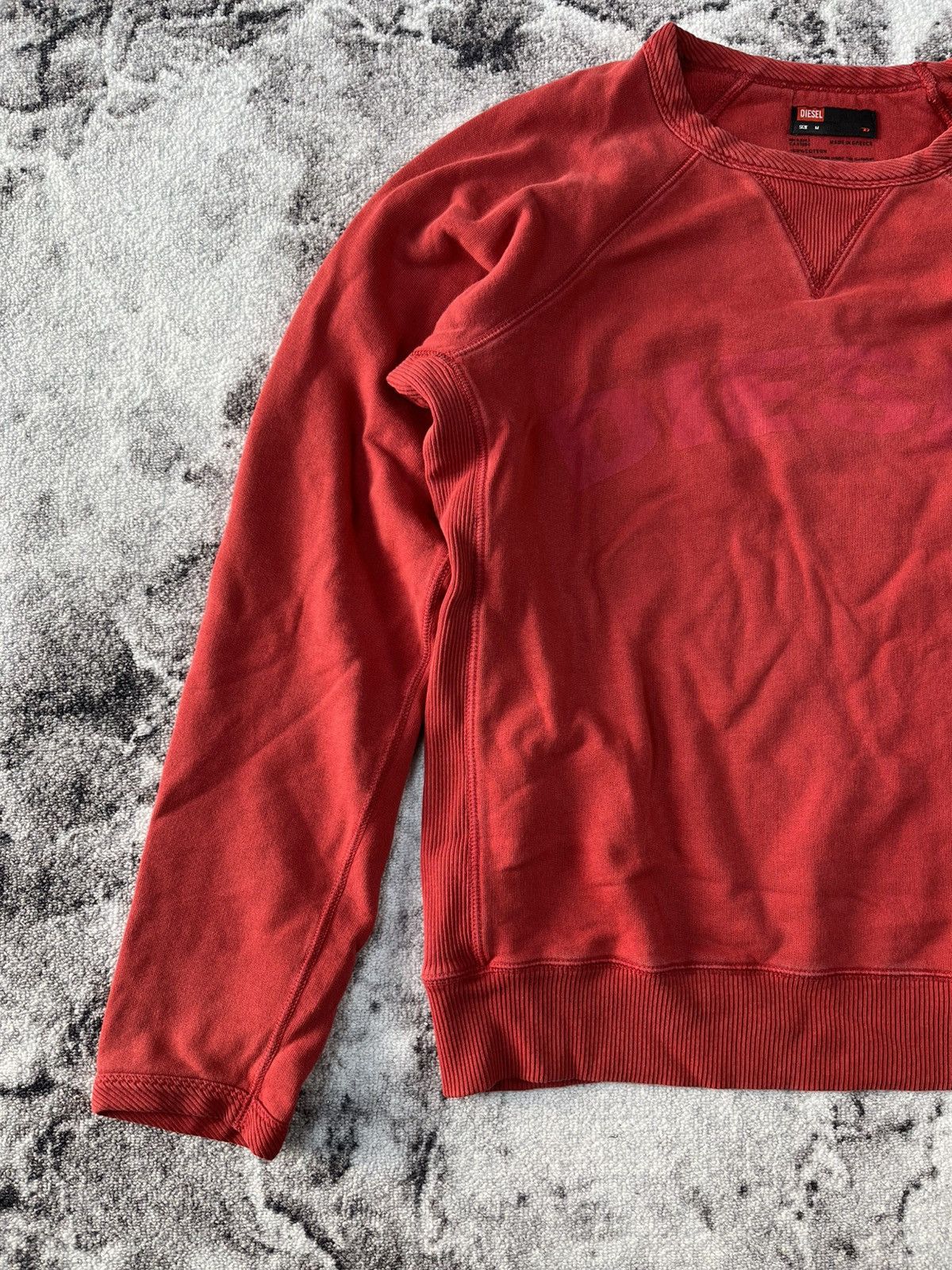 Diesel Diesel Red ♥️ Sweatshirt Y2K Minimal Fit Size US M / EU 48-50 / 2 - 2 Thumbnail