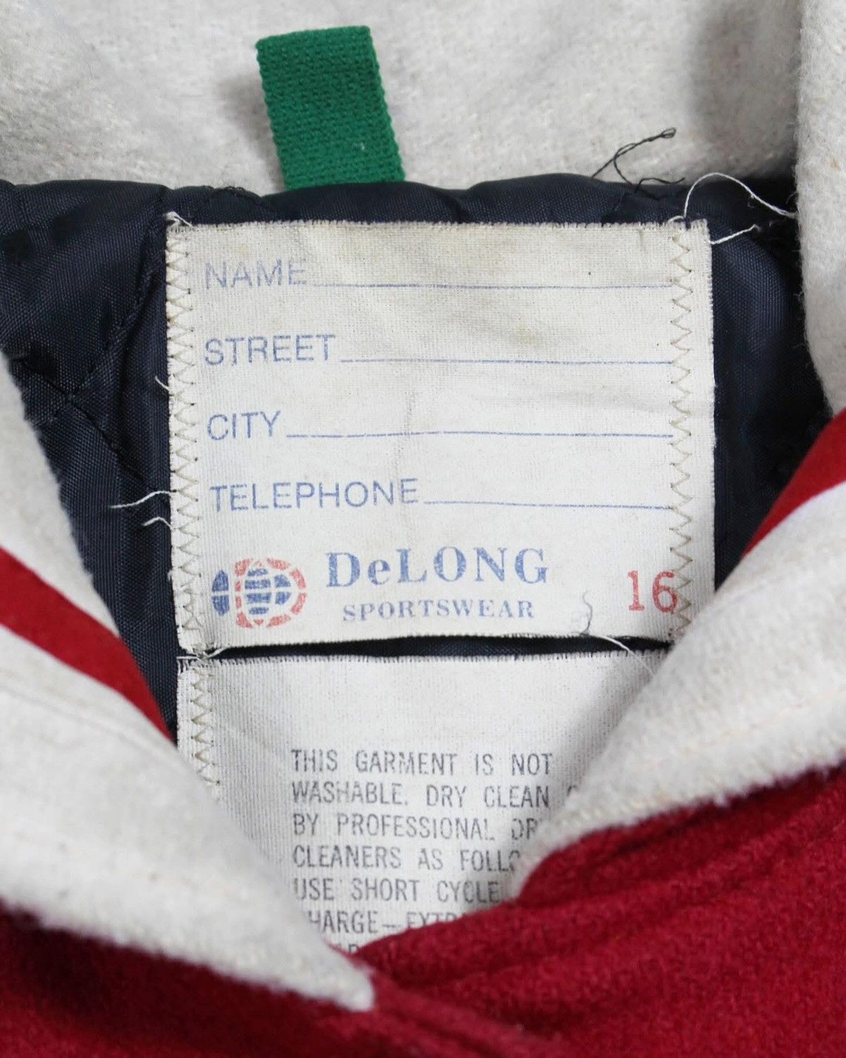 Delong × Hysteric Glamour × Vintage 1980S DELONG WOOL VARSITY JACKET Size US L / EU 52-54 / 3 - 5 Thumbnail