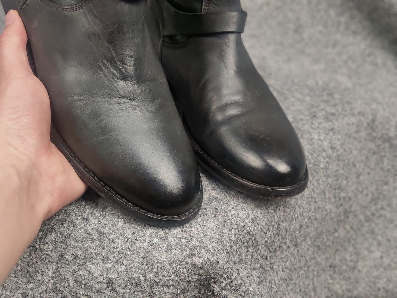 Belstaff Belstaff Endurance motorcycle Ankle Black Leather Logo Boots Size US 10 / IT 40 - 21 Thumbnail