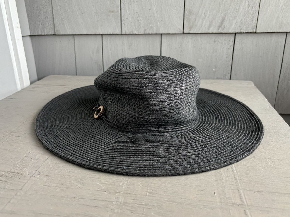 Holt Renfrew × Vintage Vintage Sunhat Vintage Bijoux Turner Straw Hat Woven Floppy Size ONE SIZE - 7 Thumbnail