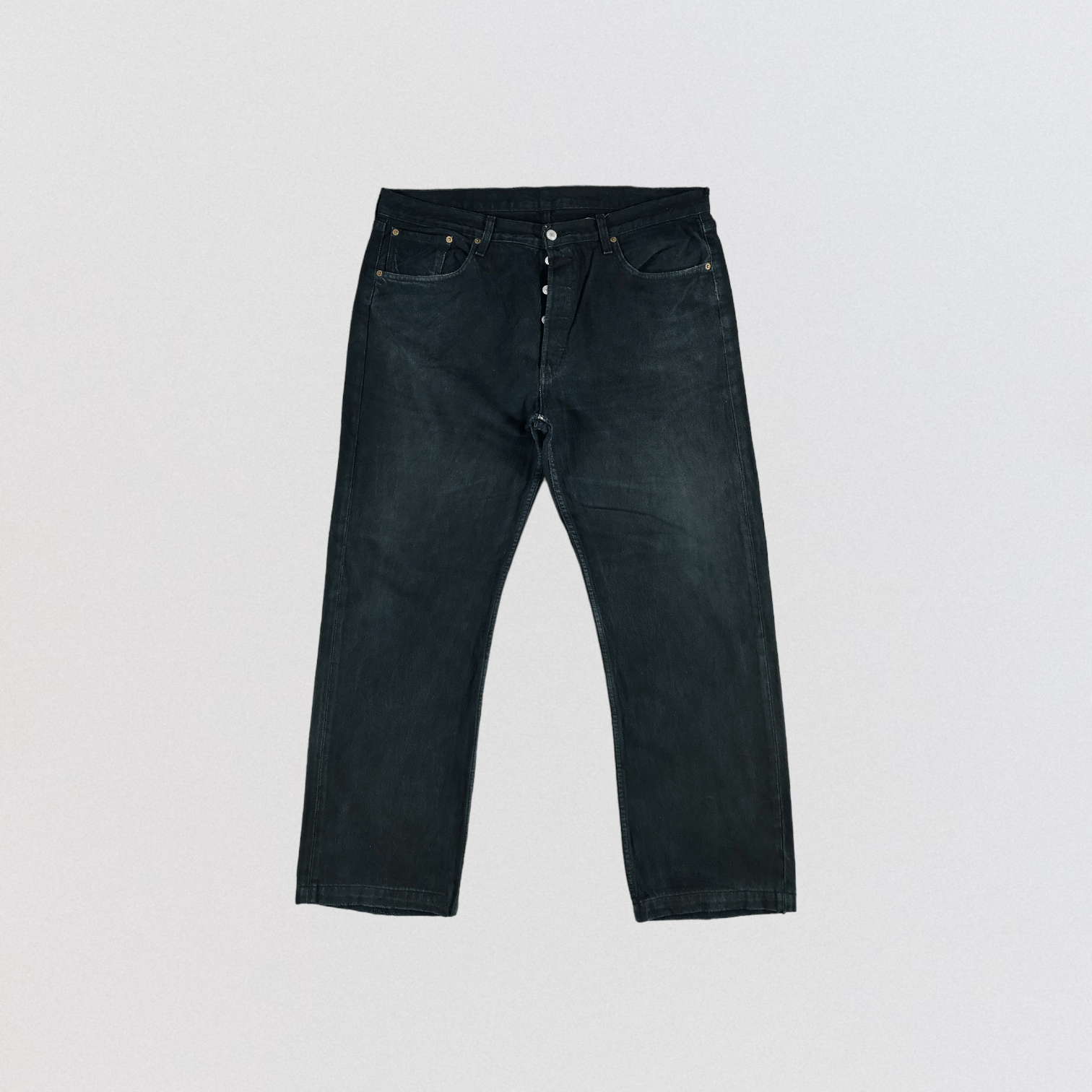 Levi's Vintage 90s Levis 501 Black Jeans-JM2633 Size US 39 - 1 Thumbnail