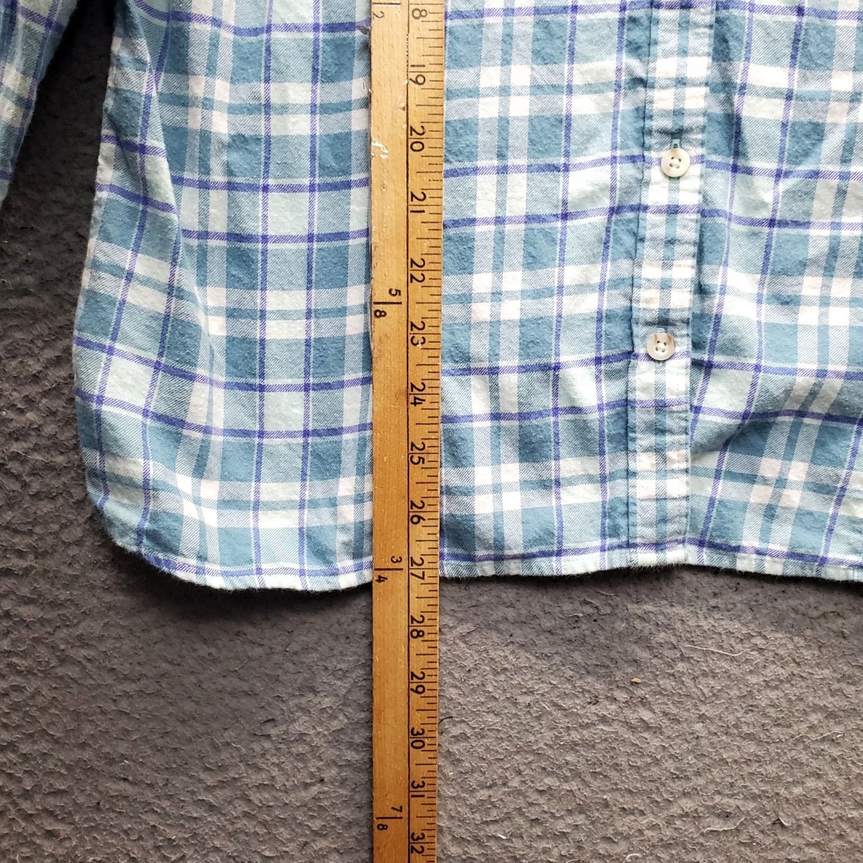 Vintage L.L. Bean Flannel Shirt Womens L Multi Plaid Long Sleeve Button-Up Shirt-L Womens L Plaid Lightweight Gift? Size L / US 10 / IT 46 - 3 Thumbnail