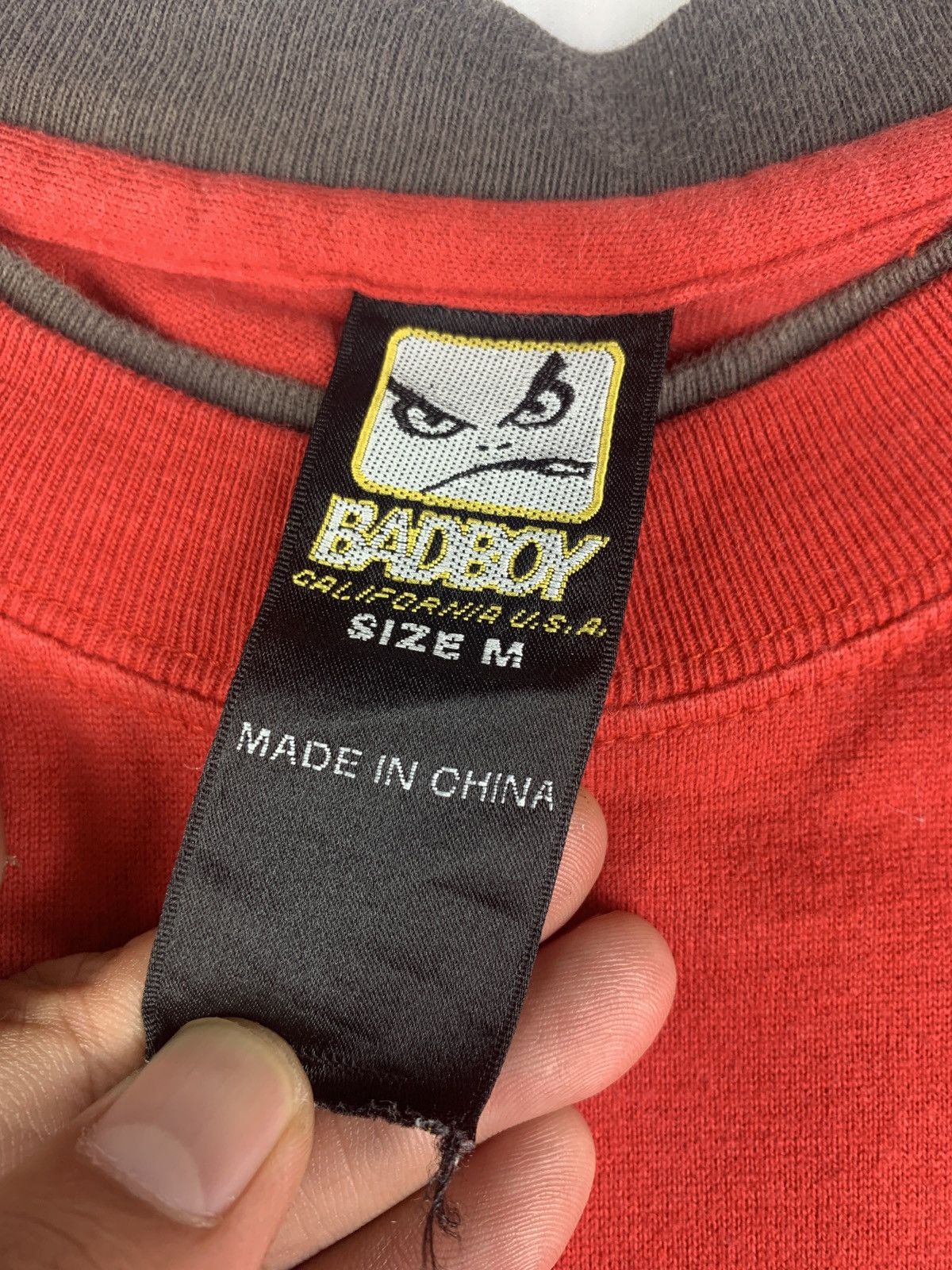 Japanese Brand y2k Bad Boy US Red Spell Out Graphic Tee Size US M / EU 48-50 / 2 - 6 Thumbnail