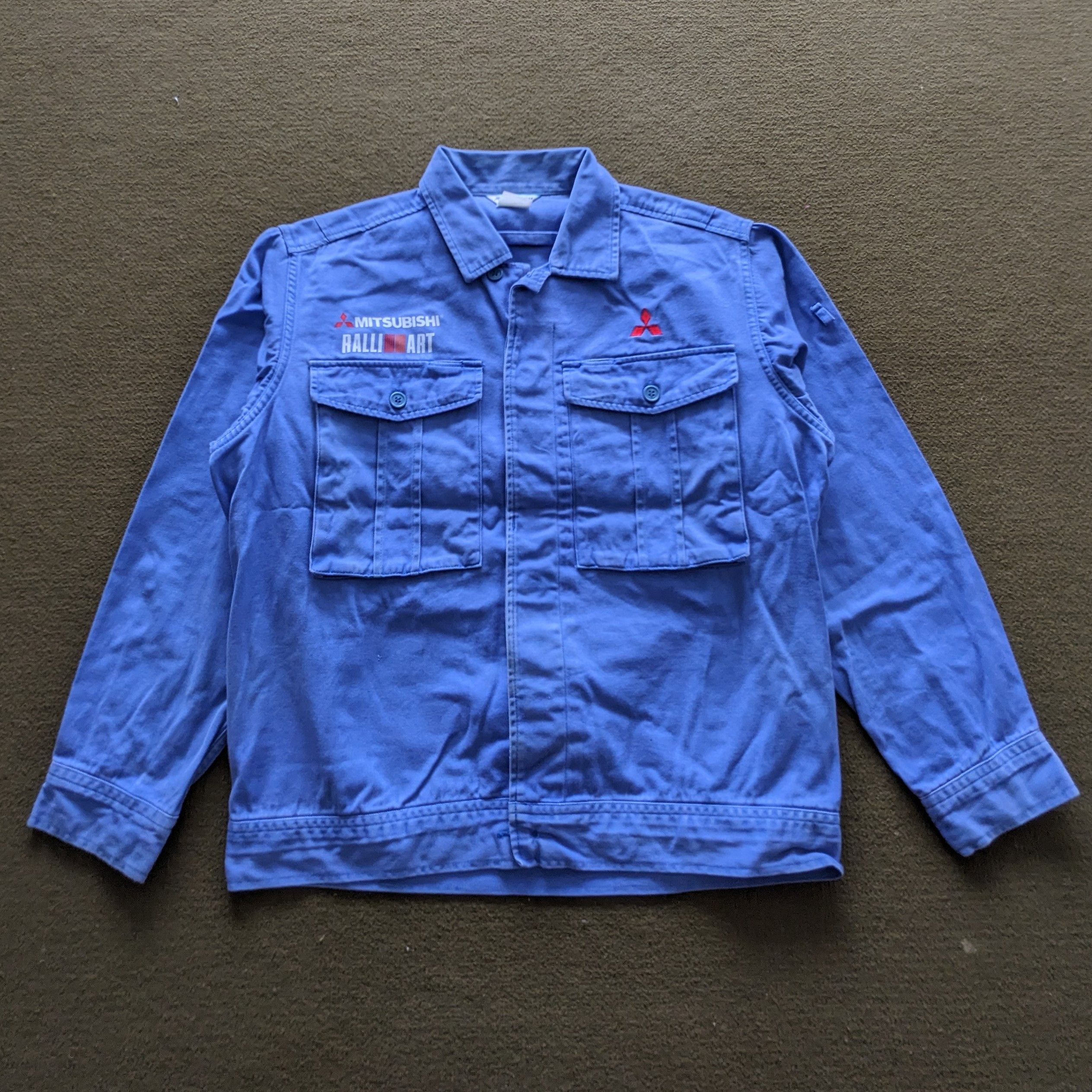 Japanese Brand Vintage MITSUBISHI RALLI ART Racing Custom Jacket Size US M / EU 48-50 / 2 - 1 Thumbnail