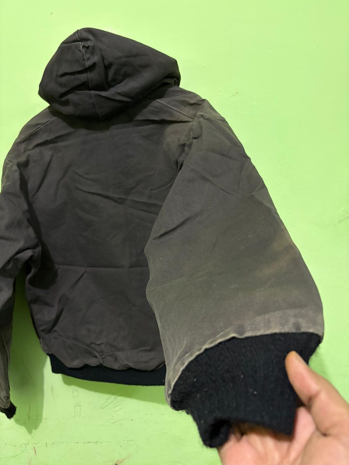 Caterpillar Vintage 90's Caterpillar WorkWear Chore Jacket Hoodie Design Size US L / EU 52-54 / 3 - 9 Thumbnail