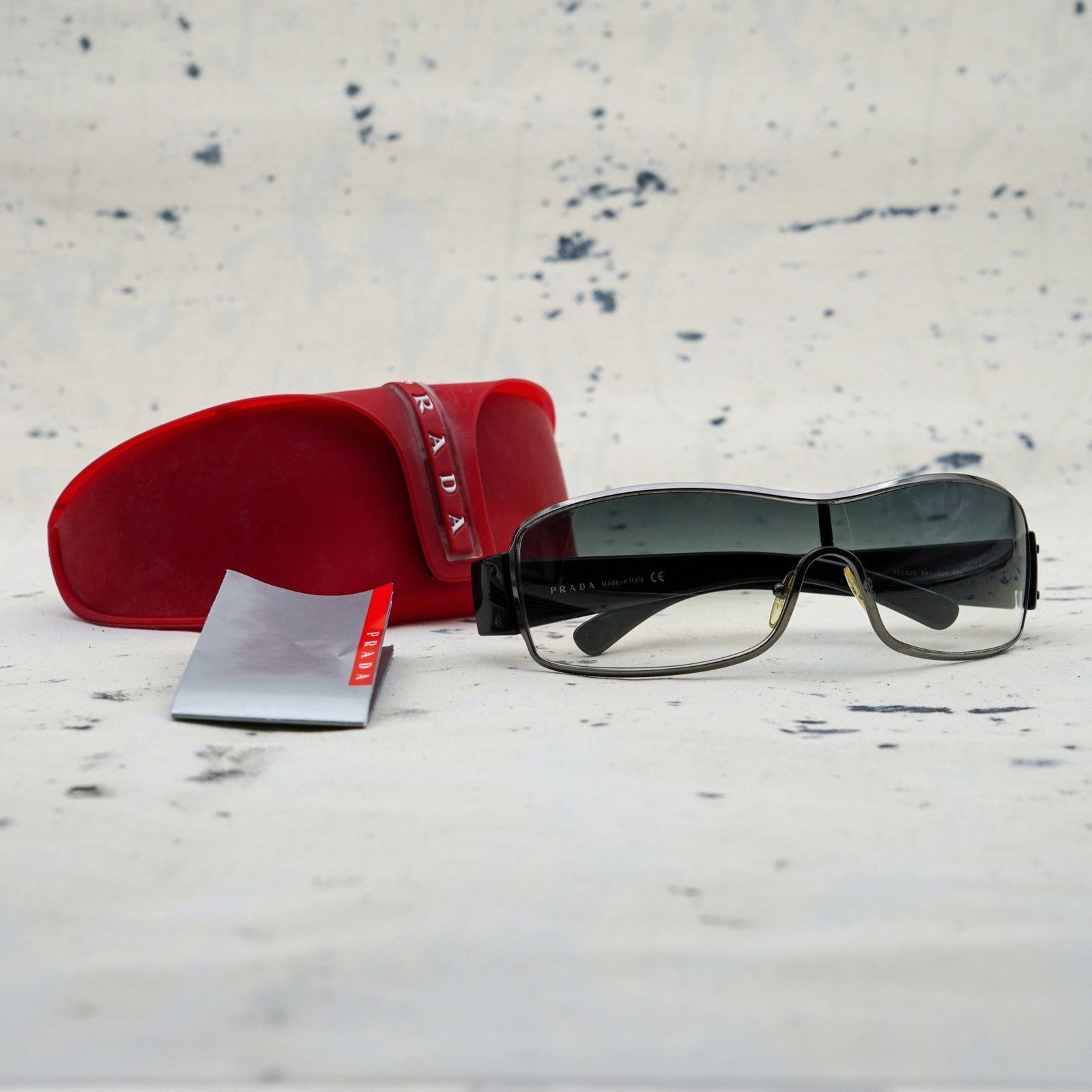 Prada Vintage prada sps 52e gradient sport logo y2k sunglasses Size ONE SIZE - 9 Thumbnail