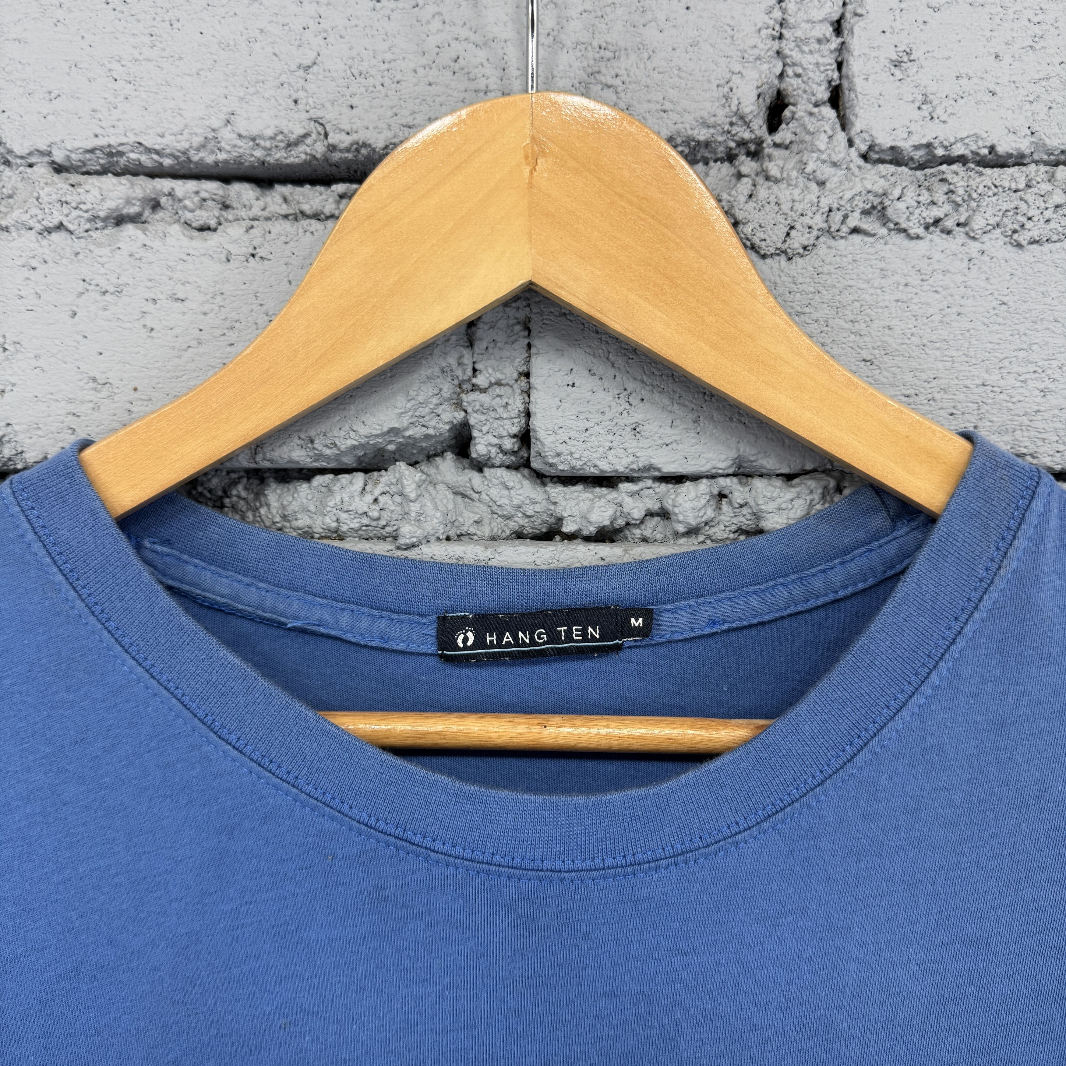 Vintage Vintage Blue Hang Ten Classic Big Logo Tshirt Size US M / EU 48-50 / 2 - 4 Thumbnail