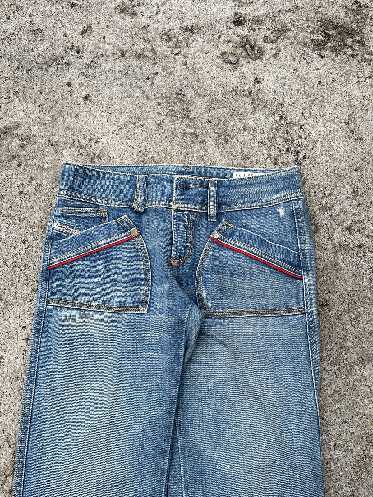 Diesel Diesel Industry Reckfly Denim Jeans Rare Pocket Size 29" - 6 Thumbnail