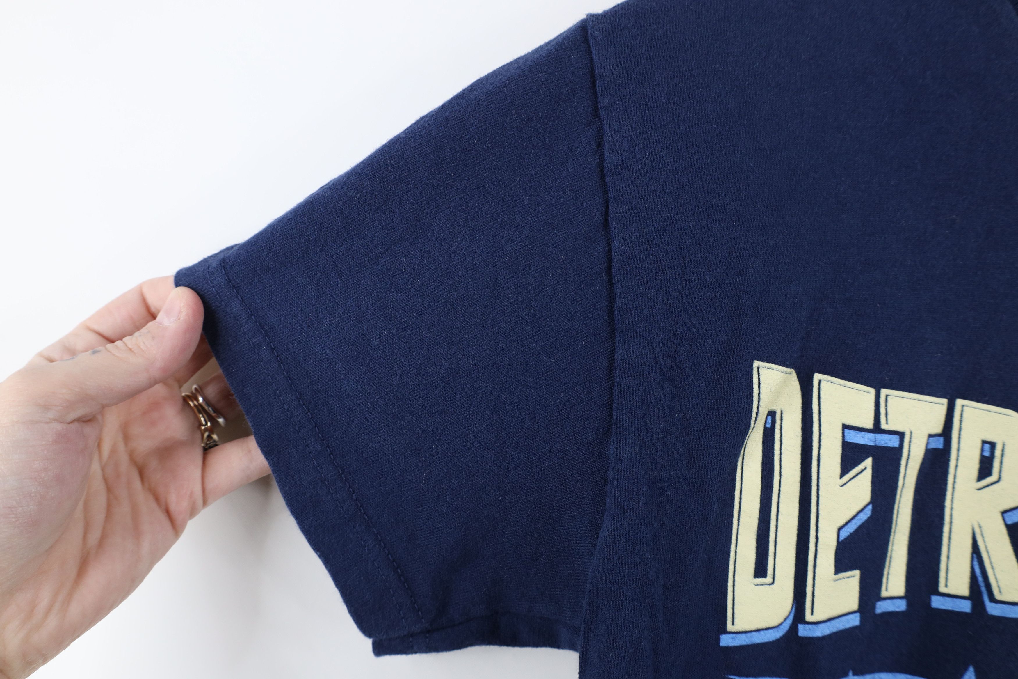 Majestic × Vintage Retro Majestic Spell Detroit Tigers Baseball T-Shirt Blue Size US XS / EU 42 / 0 - 6 Thumbnail