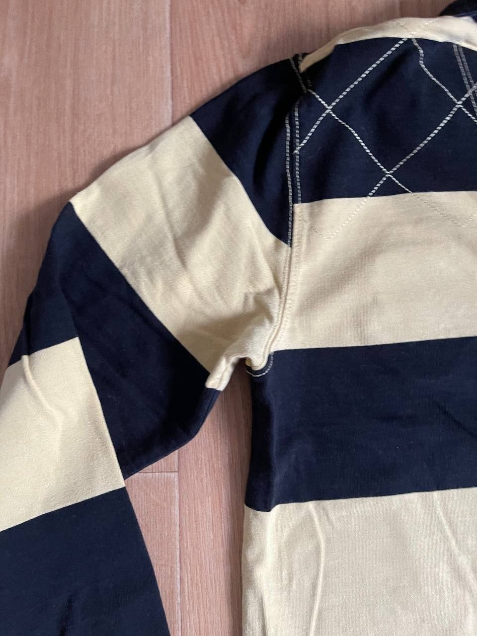 Barbour × Vintage Vintage Barbour Rugby Longsleeve Size US S / EU 44-46 / 1 - 15 Thumbnail