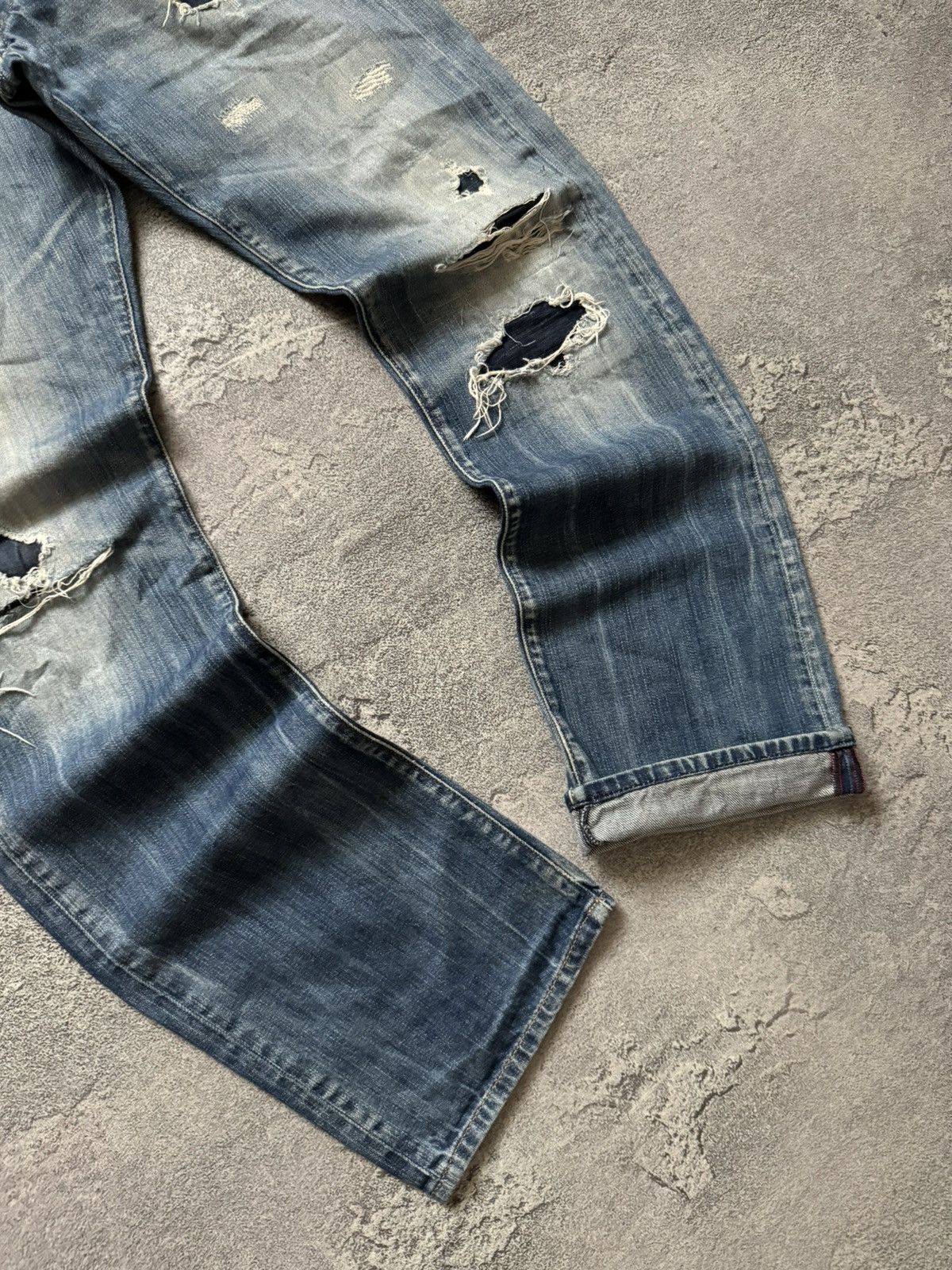 Replay Replay 32/32 waitom distressed denim pant trouser Jean chino Size US 32 / EU 48 - 4 Thumbnail