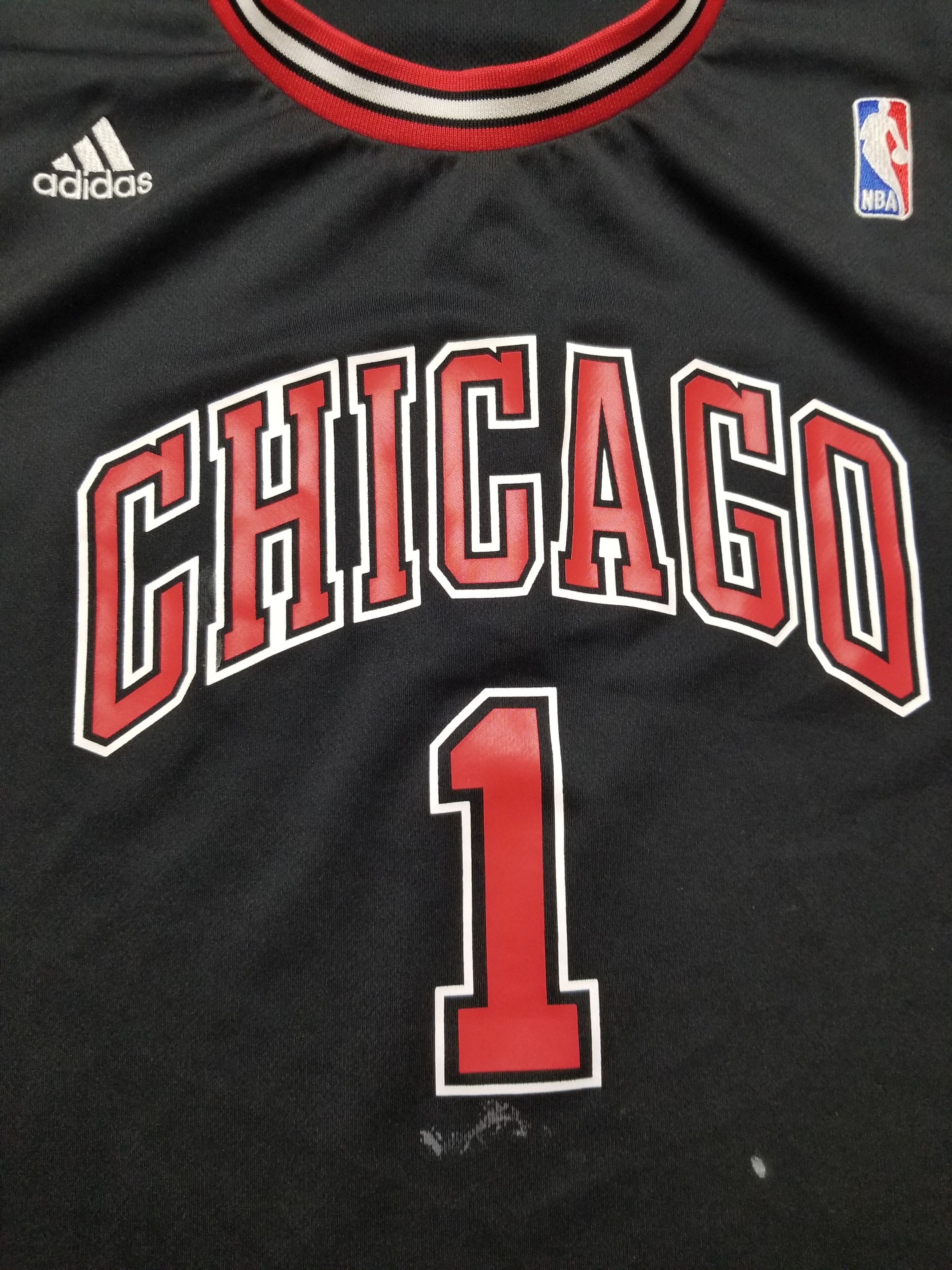 Adidas Derrick Rose #1 Chicago Bulls NBA Basketball Jersey Size US XL / EU 56 / 4 - 10 Thumbnail