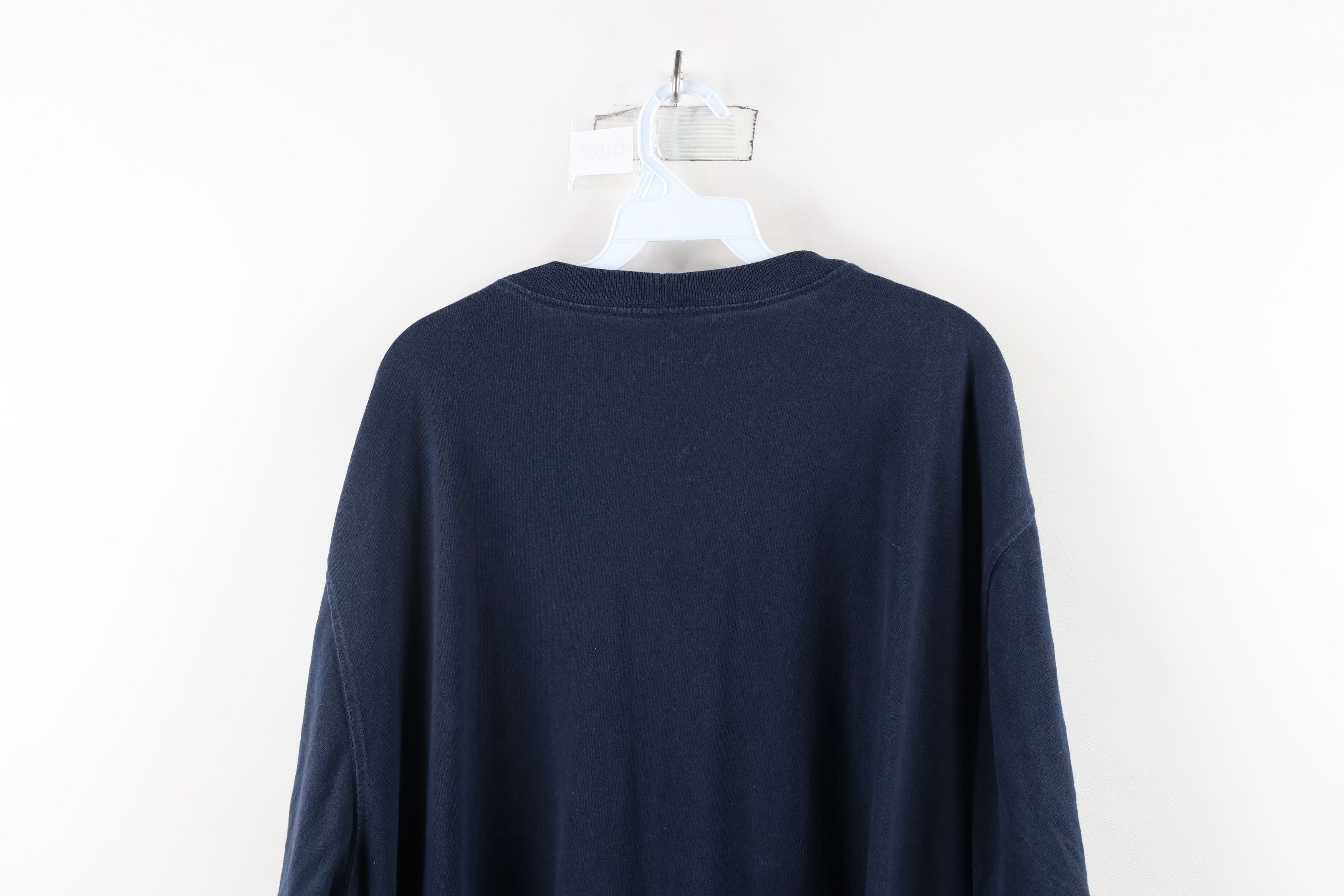 Carhartt × Vintage Vintage Carhartt Spell Out Heavyweight Pocket T-Shirt Blue Size US XXL / EU 58 / 5 - 14 Thumbnail