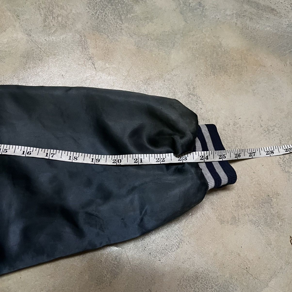 Japanese Brand Vintage HR Market Distressed Varsity Jacket Size US S / EU 44-46 / 1 - 15 Thumbnail