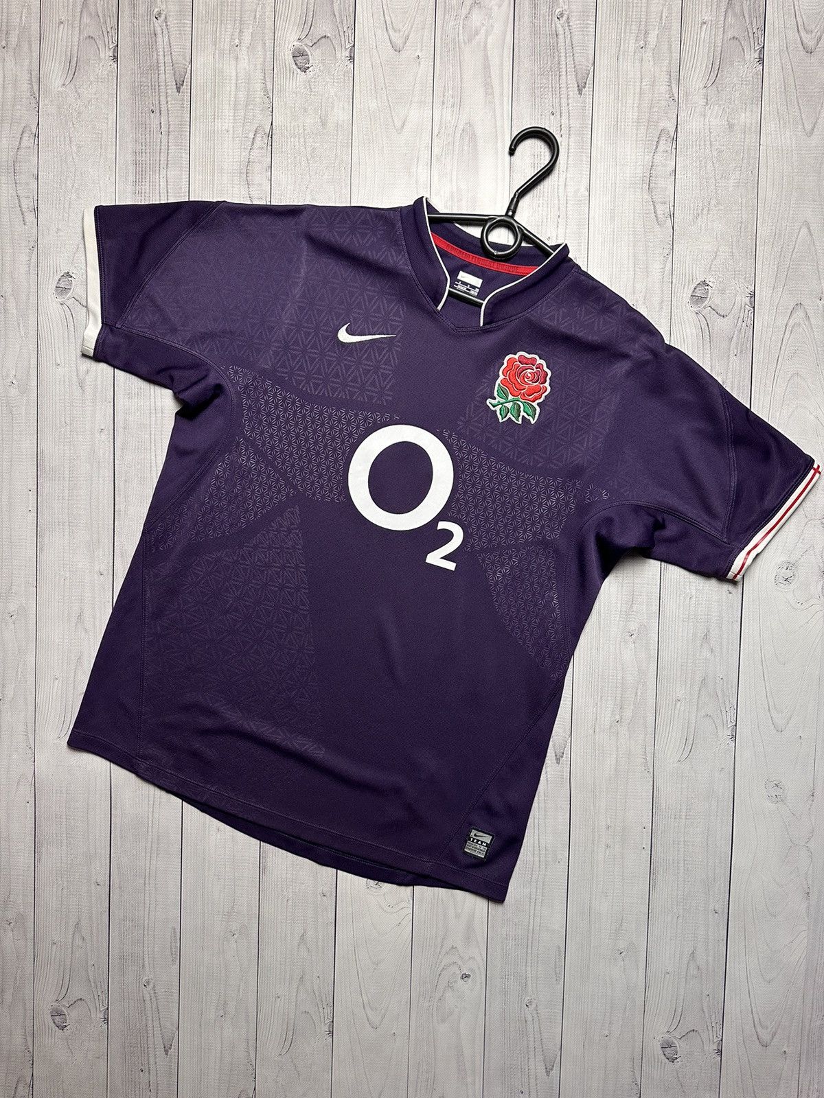 Nike × Vintage Vintage Nike England Rugby jersey size S purple rare Size US S / EU 44-46 / 1 - 1 Thumbnail