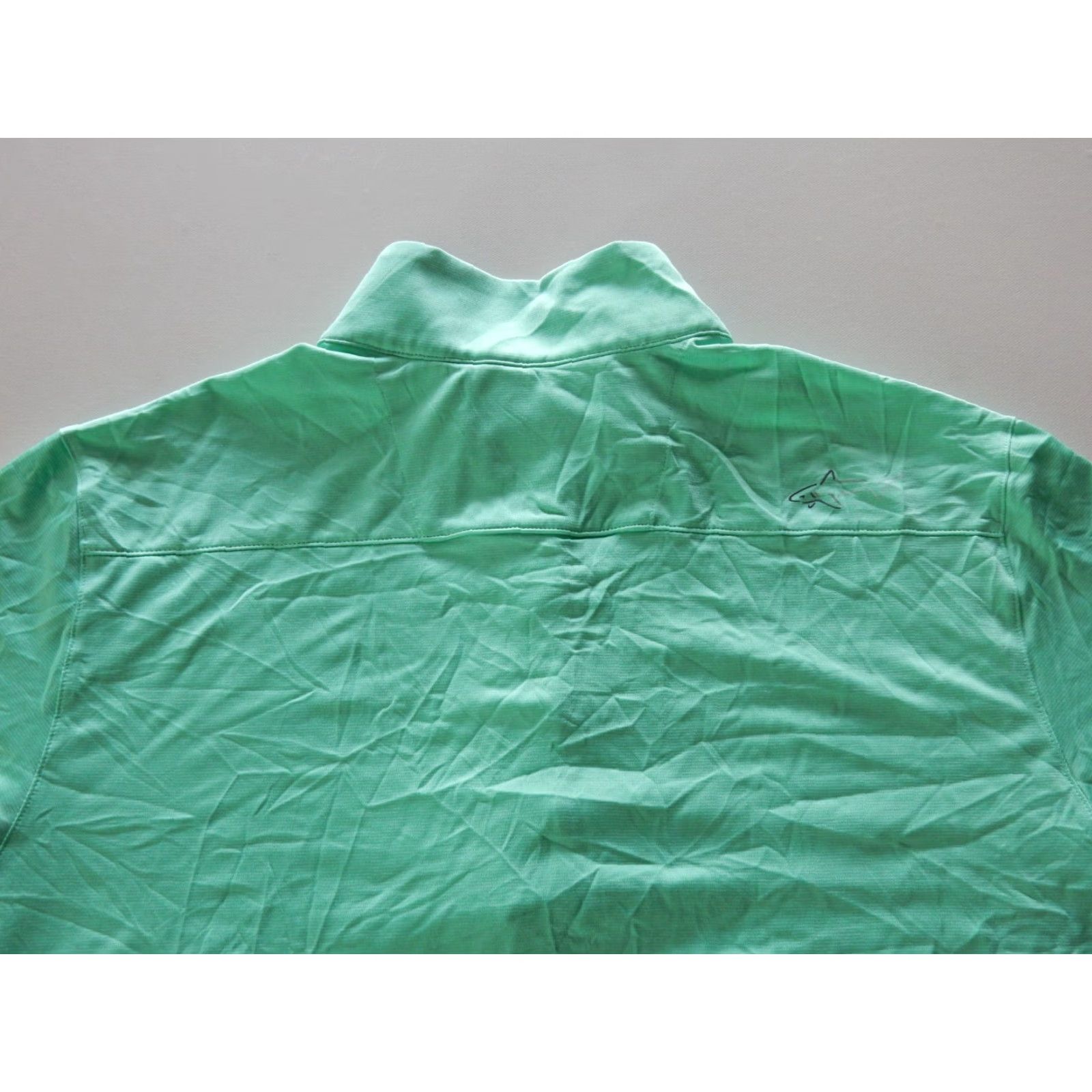 Vintage Greg Norman Mens Sweater Size S Pullover Green Polyester knit Mens S Green Sweater Size US S / EU 44-46 / 1 - 6 Thumbnail