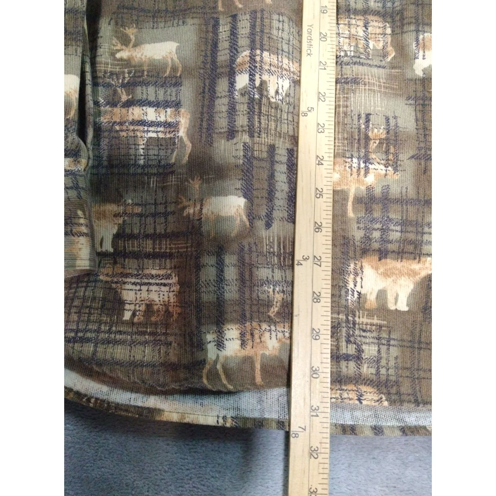 Vintage Woolrich Shirt Mens Medium Brown Animal Print Flannel Button-Down Long Sleeve Size US M / EU 48-50 / 2 - 4 Thumbnail