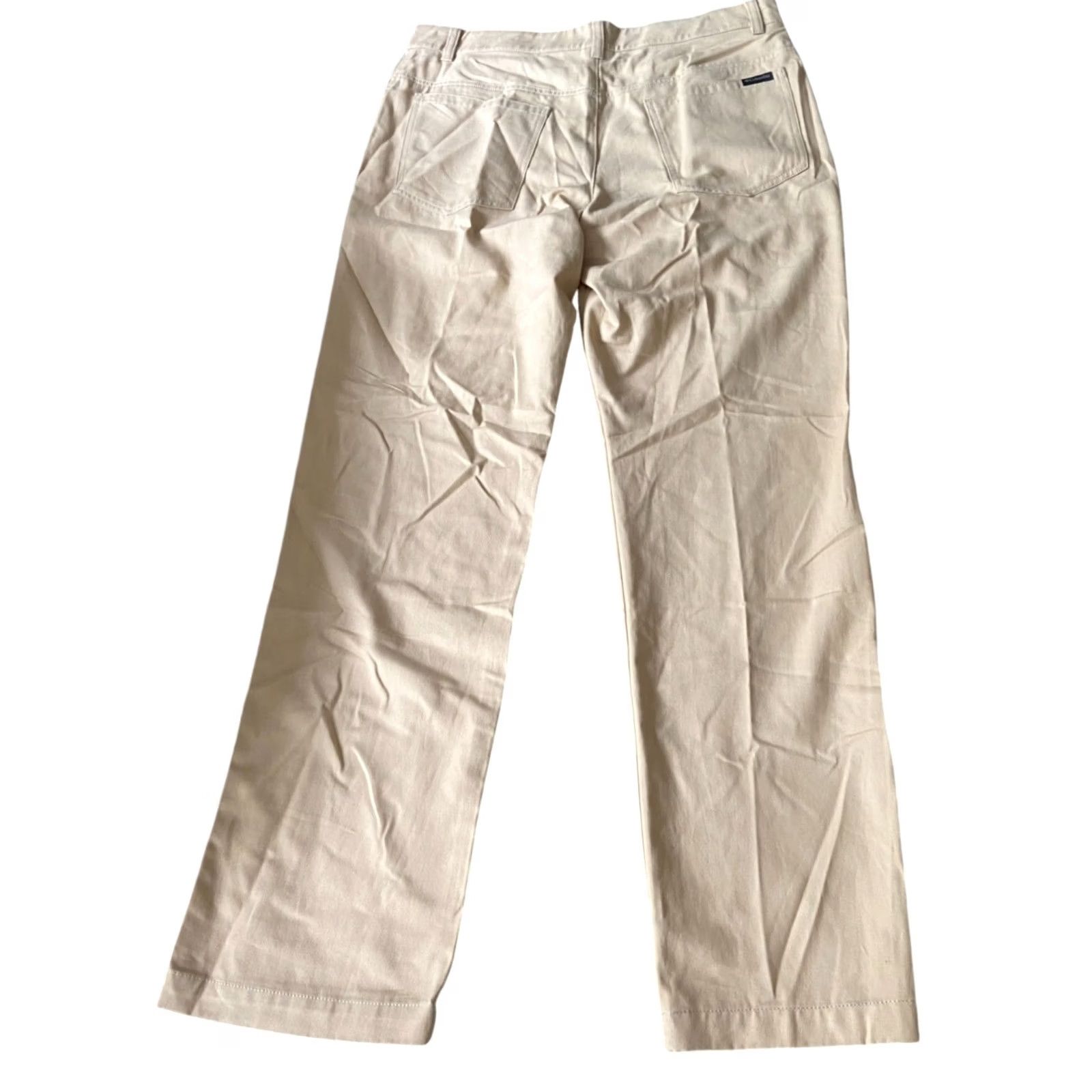 Vintage Columbia Mens Jeans Solid Beige Regular Fit Straight Jeans Mid Rise 34x31 Mens 34 Beige 5-Pocket USA Theme Size US 34 / EU 50 - 5 Thumbnail