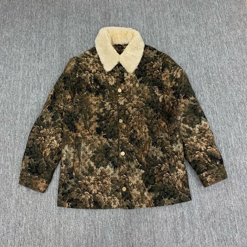 Louis Vuitton LOUIS VUITTON Camo Patchwork Tapestry Denim Jacket Size US L / EU 52-54 / 3 - 1 Thumbnail