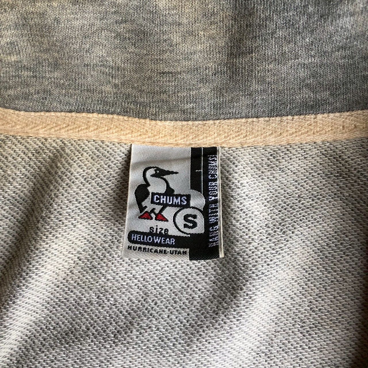 Chums Vintage CHUMS Grey Sweat Cardigan Button Jacket Size US S / EU 44-46 / 1 - 6 Thumbnail