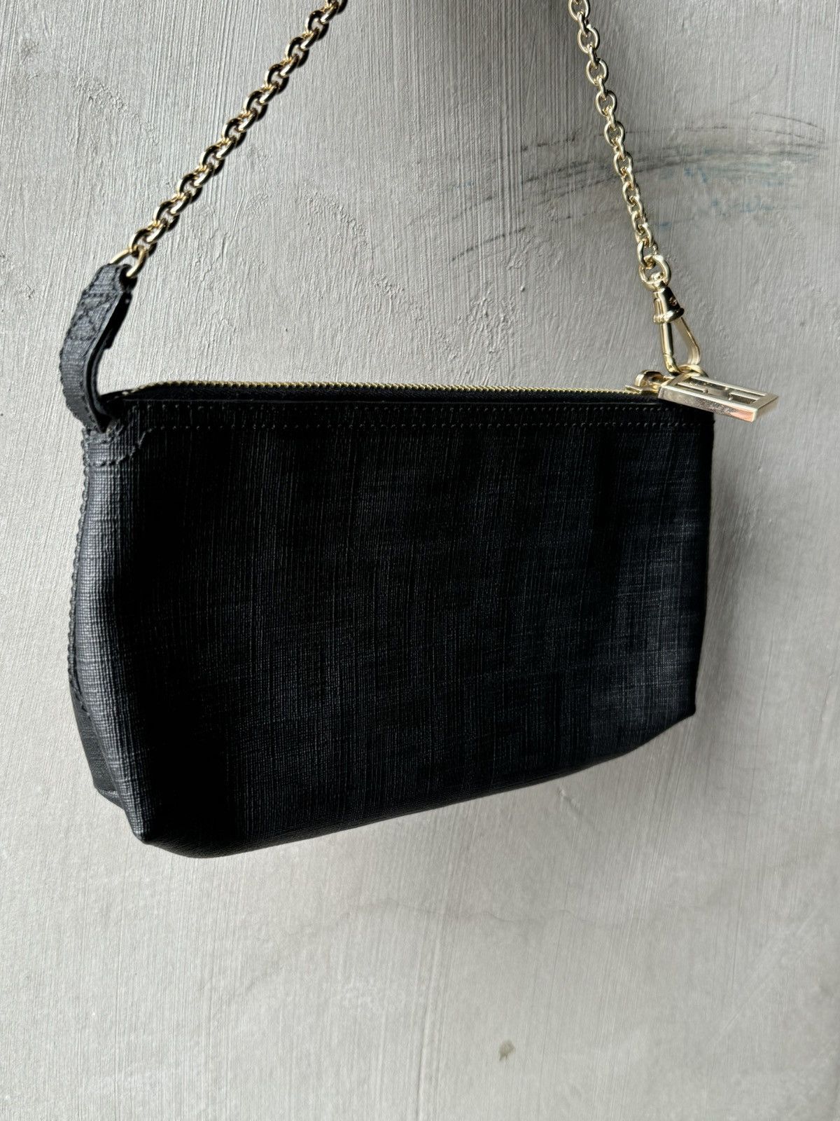 Fendi Fendi Black Zucca Coated Canvas Accessories Pochette Size ONE SIZE - 4 Thumbnail