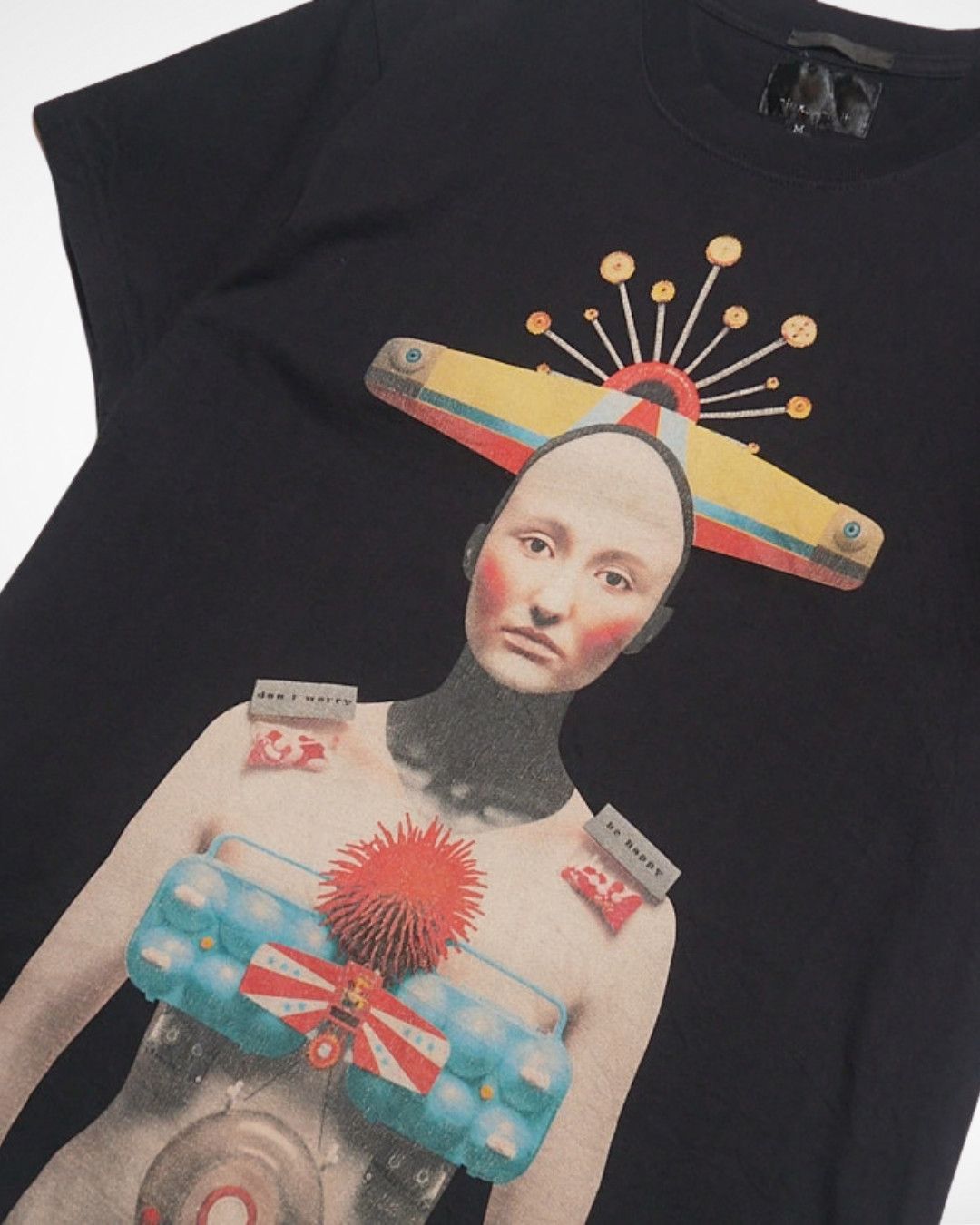 Juun.J Alexander Felix FW12 13 Queens Queen Happy Graphic Shirt Size US M / EU 48-50 / 2 - 4 Thumbnail