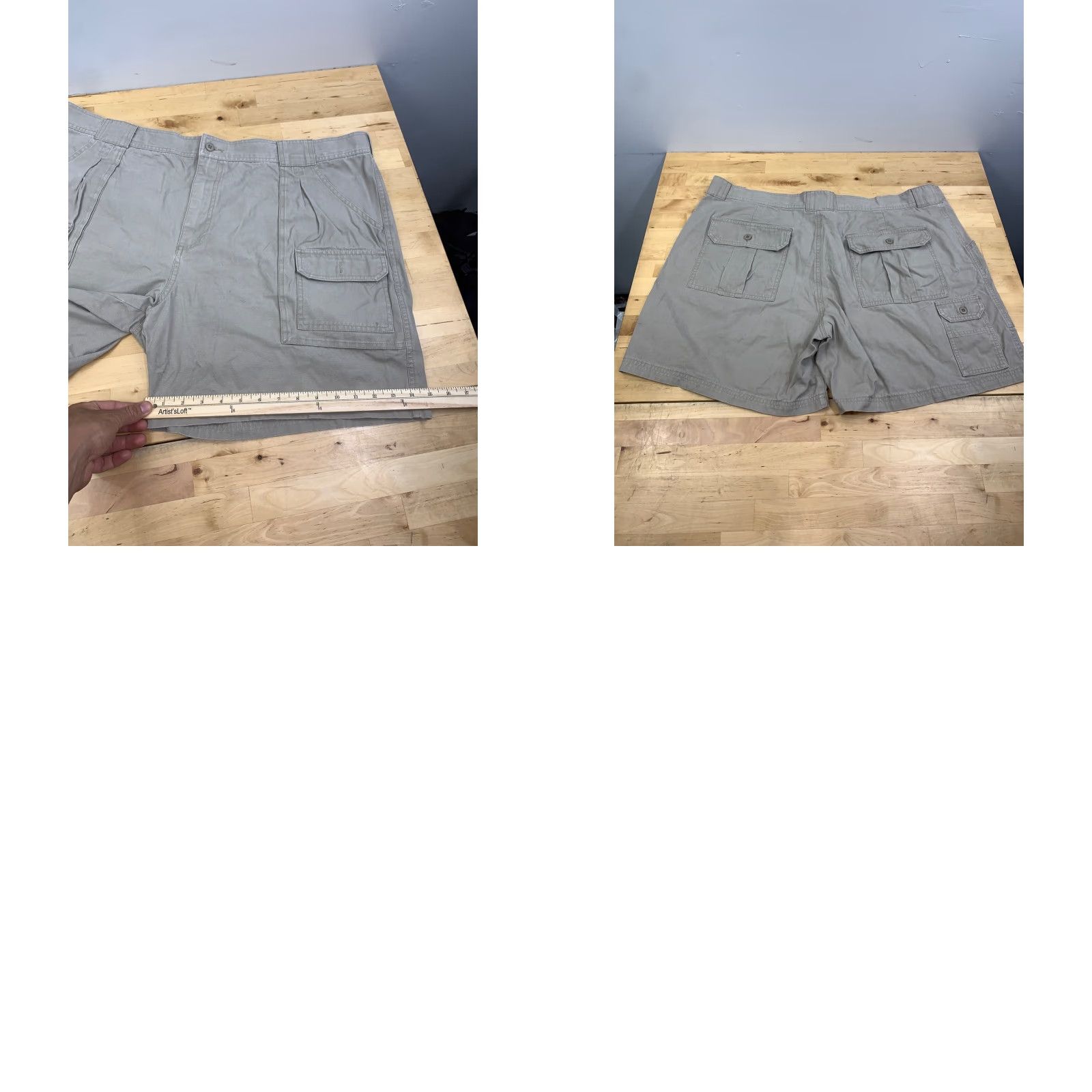 Vintage Cabela's Cargo Shorts Mens 44 Beige Outdoor Hiking Camping Fishing Cargo Pocket Pants Size US 44 / EU 60 - 8 Thumbnail
