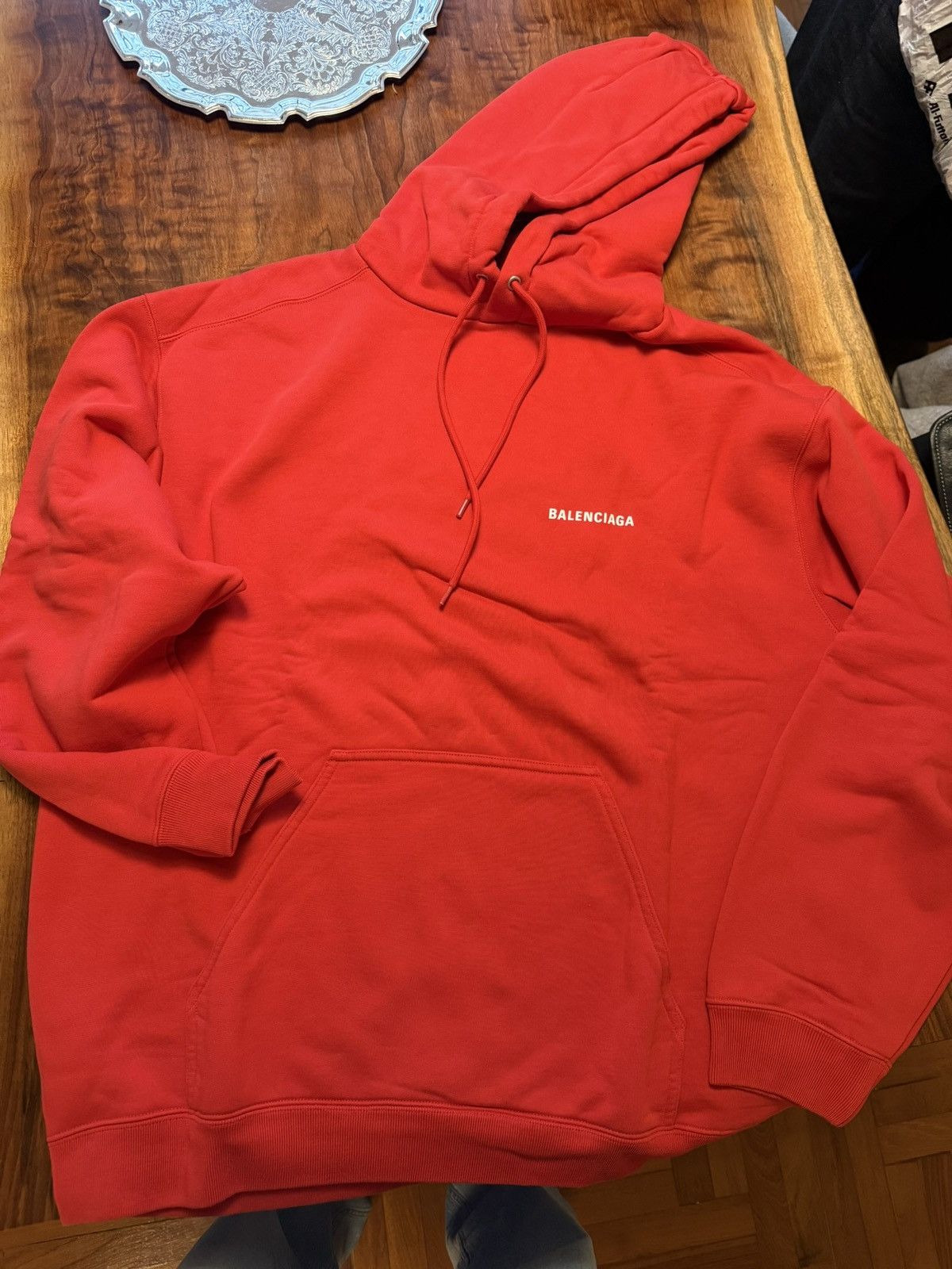 Balenciaga Balenciaga hoodie in red Size US M / EU 48-50 / 2 - 1 Thumbnail