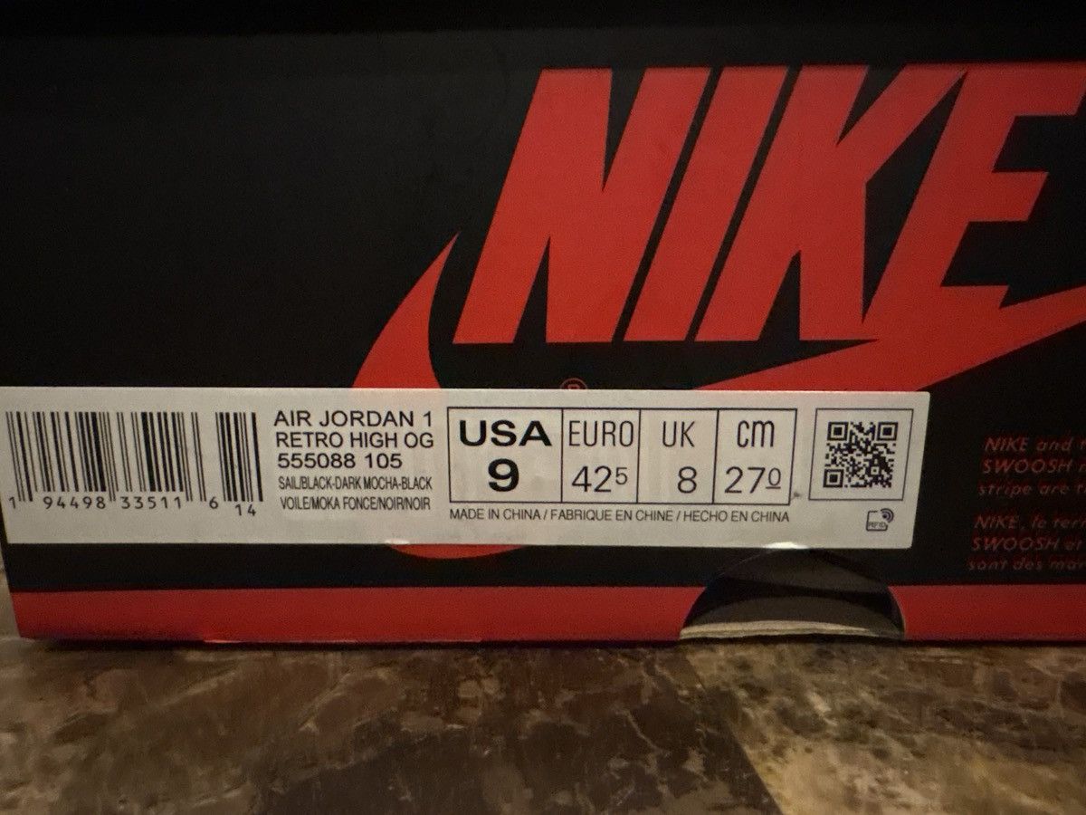 Jordan Brand JORDAN 1 MOCHAS Size US 9 / EU 42 - 7 Thumbnail