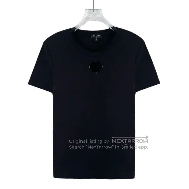 Chanel Chanel Classic Black Cotton Women's T-Shirt . Size XXS / US 00 / IT 34 - 1 Thumbnail