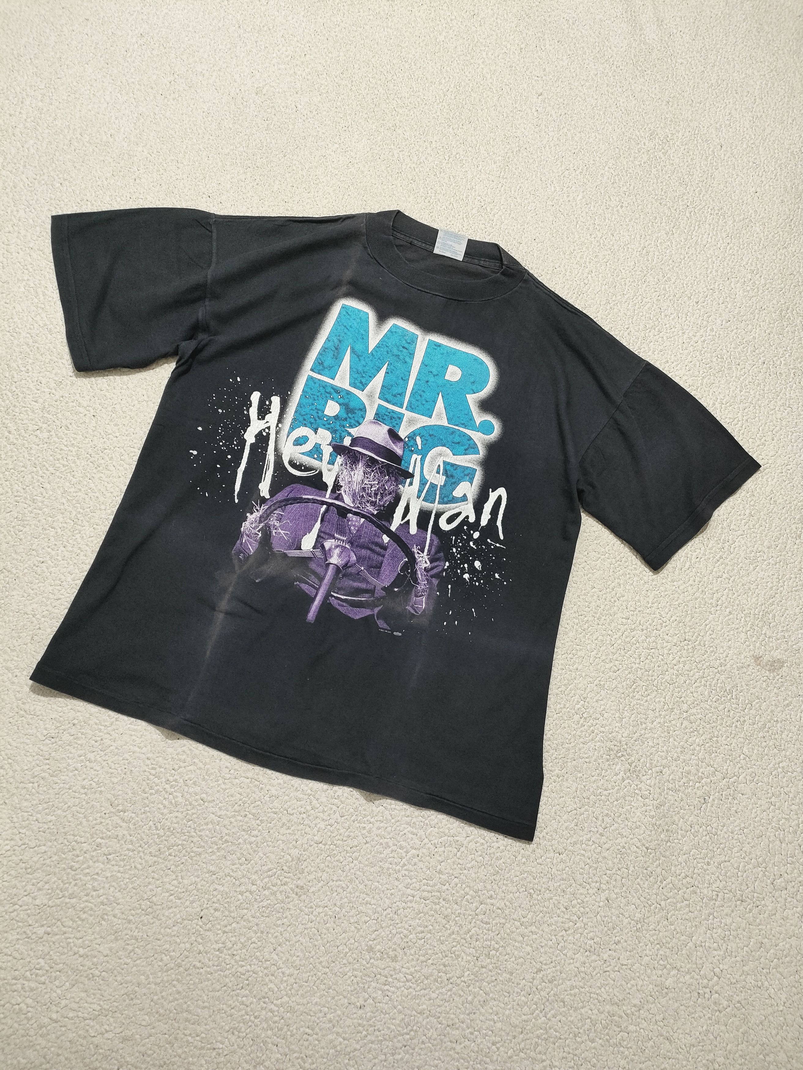 Band Tees 90s MR BIG "HEY MAN JAPAN TOUR '96" Vintage Band Tee Size US XL / EU 56 / 4 - 2 Thumbnail