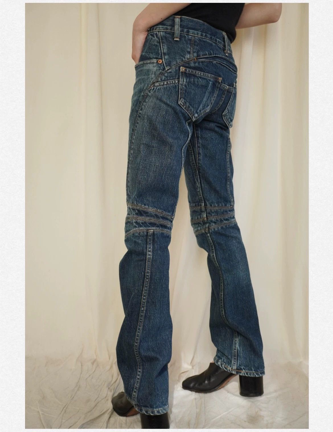 Junya Watanabe JunyaWatanabe 2002SS Rare Structured Jeans S 9/10 Size US 30 / EU 46 - 1 Thumbnail