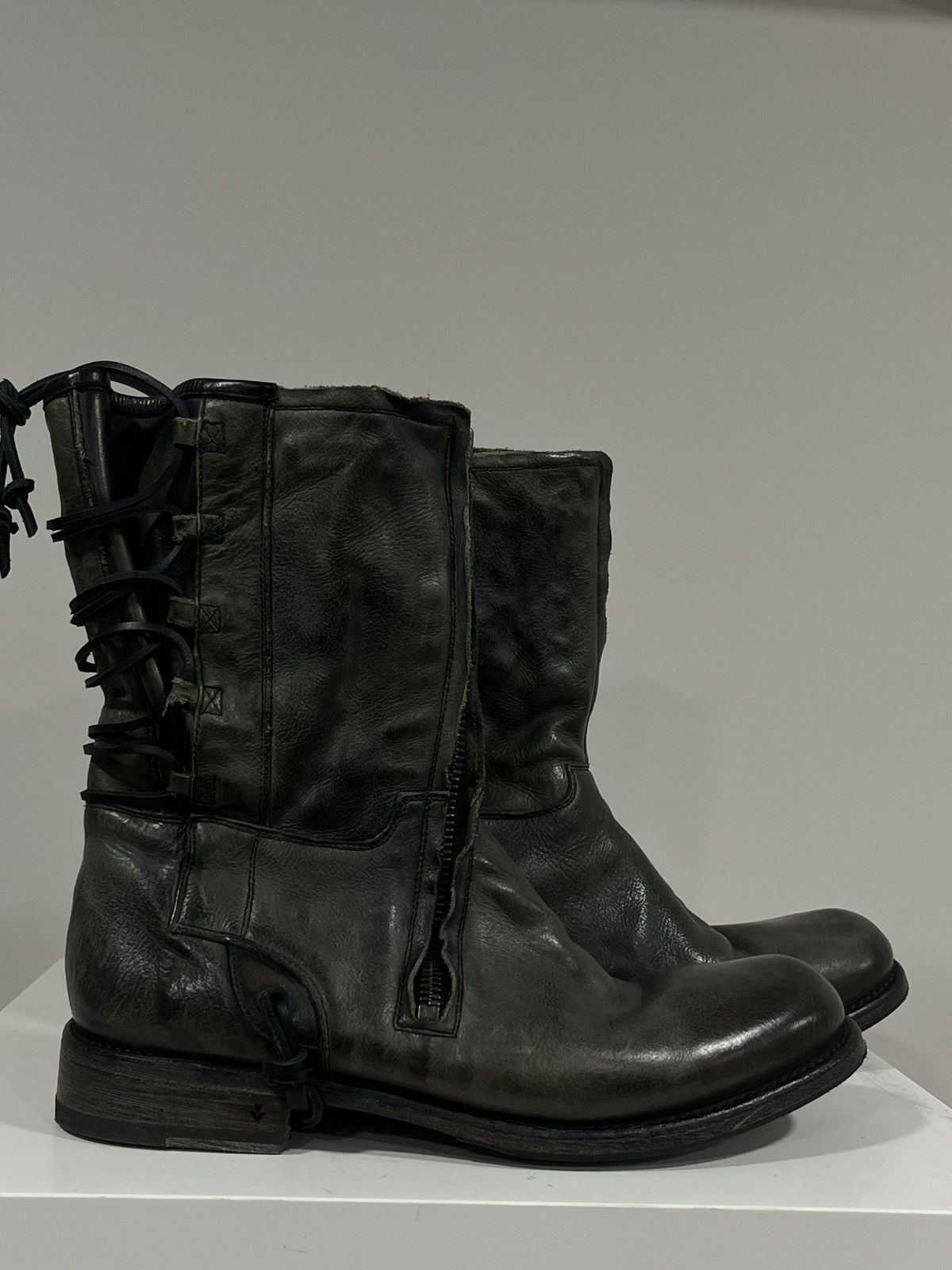 John Varvatos Engineer straight zip boot 9 Size US 9 / EU 42 - 6 Thumbnail