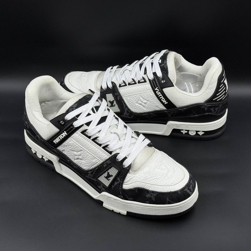 Louis Vuitton Louis Vuitton Trainer Panda Low-Top Sneakers 0079 Size US 9.5 / IT 39.5 - 9 Thumbnail