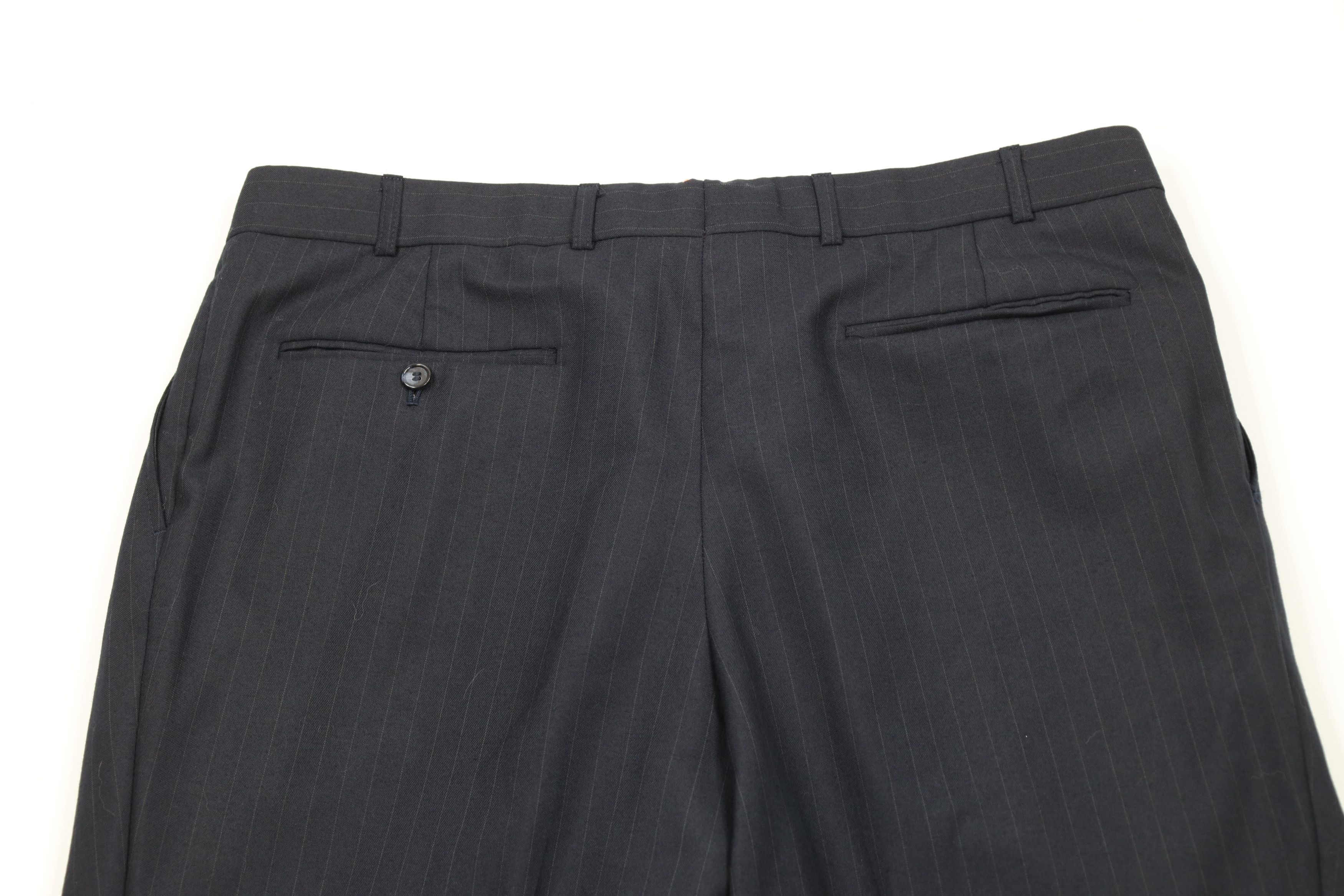 Vintage Vintage 90s Streetwear Pinstriped Wide Leg Chino Pants Size US 38 / EU 54 - 9 Thumbnail