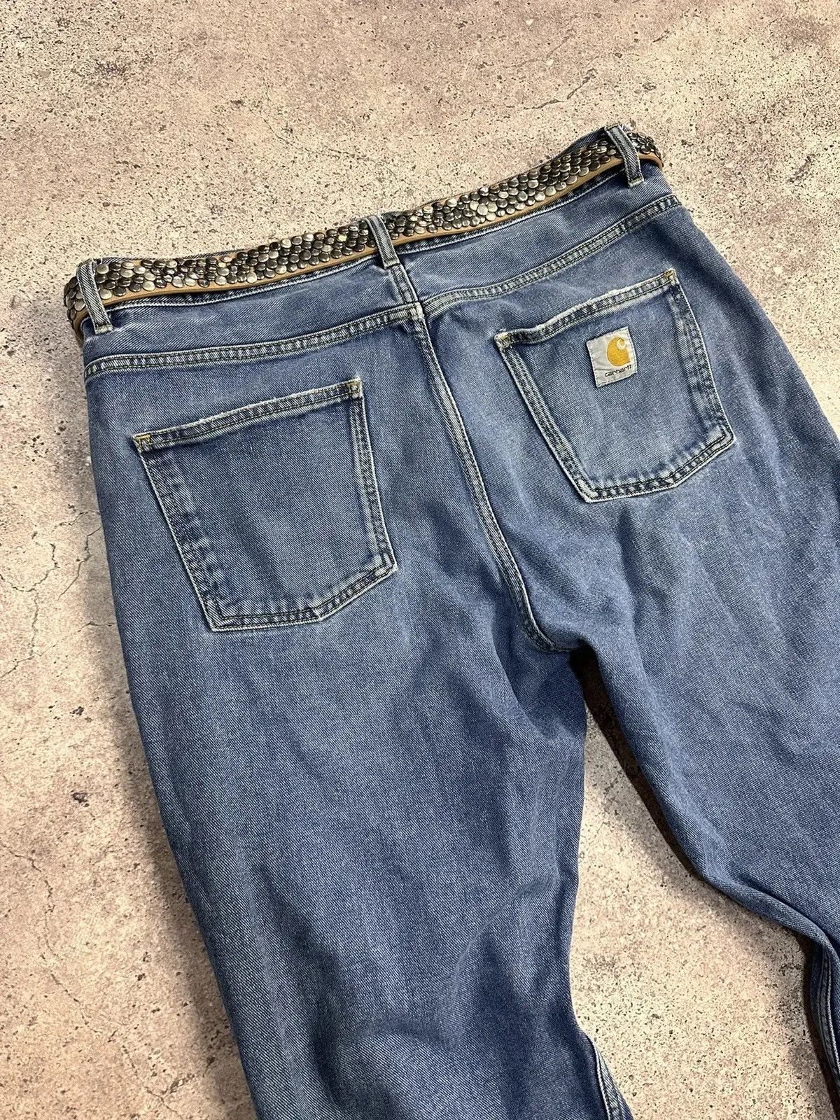 Carhartt × Japanese Brand × Vintage Vintage Double Knee Carhartt Wip Cargo Pants Y2K faded multi Size US 34 / EU 50 - 9 Thumbnail