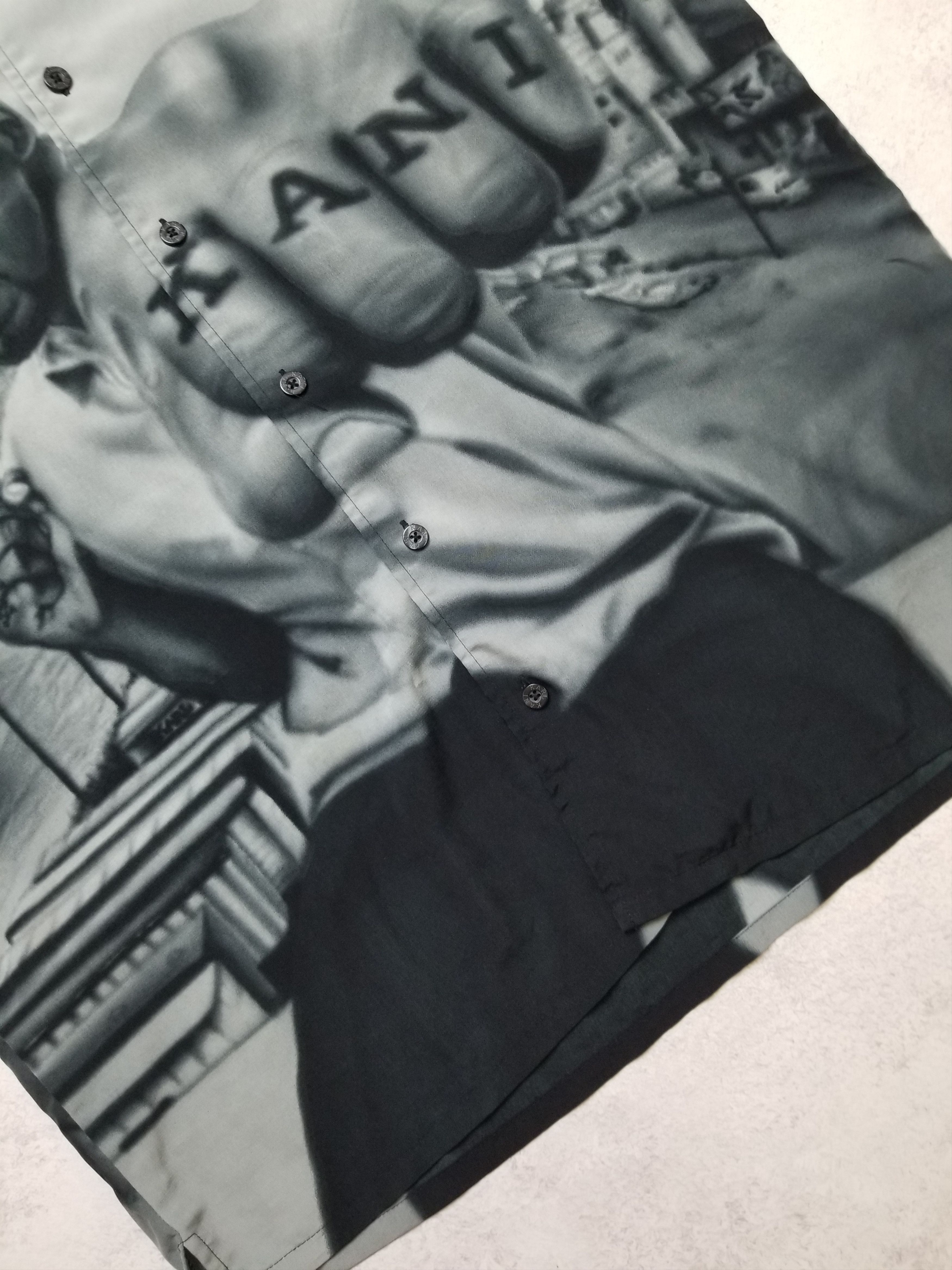 Karl Kani Karl Kani 50 cent Fullprint Rap Button Up Shirt 90s VTG Y2K Size US M / EU 48-50 / 2 - 9 Thumbnail