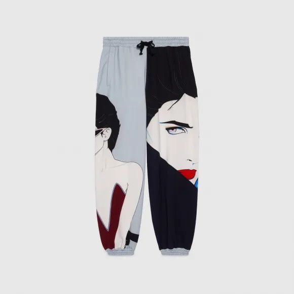 Gucci o1s1wg110225 Cotton Jersey Jogging Trouser in Multicolor Size US 32 / EU 48 - 1 Preview