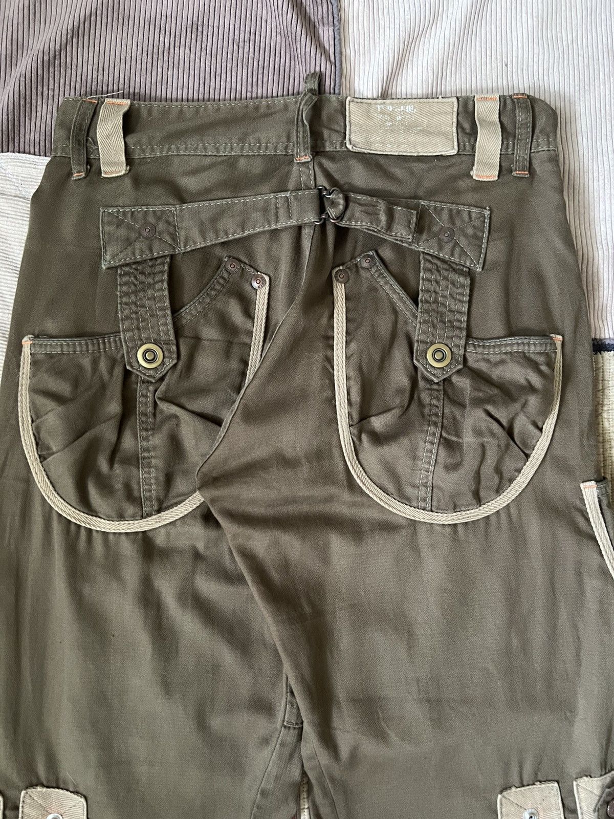 Edwin Edwin 505 Cargo Multi Pocket Flared Pants Size US 30 / EU 46 - 6 Thumbnail